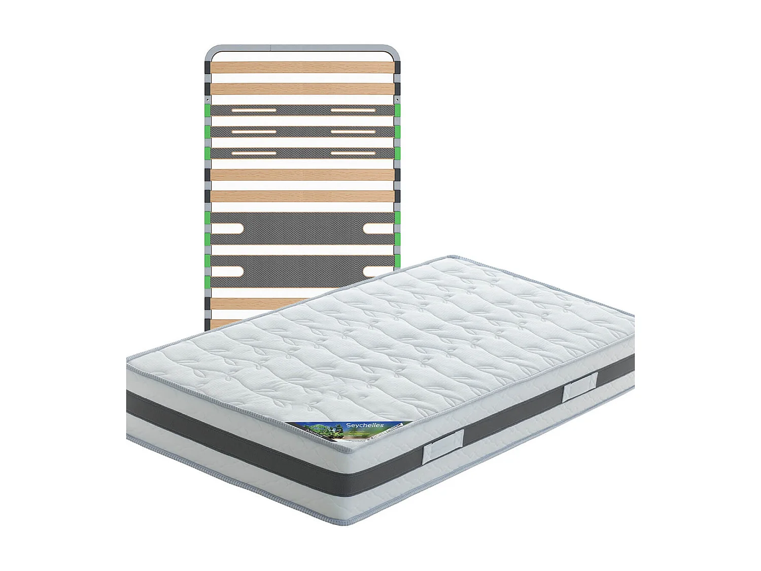 SEYCHELLES - Pack Matelas + AltoZone 90x200