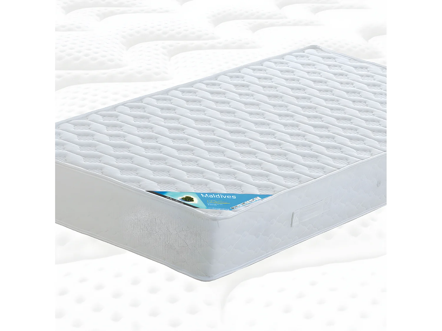 MALDIVES - Pack Matelas + AltoZone 120x190 + Pieds