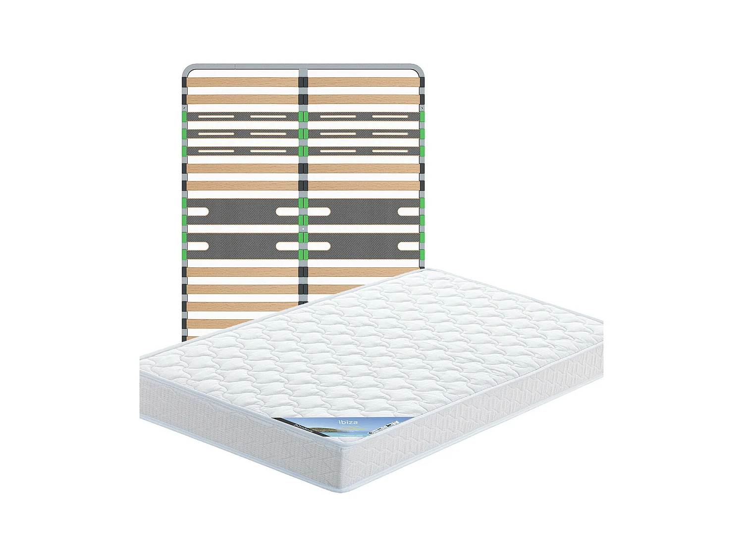 IBIZA - Pack Matelas + AltoZone 120x190