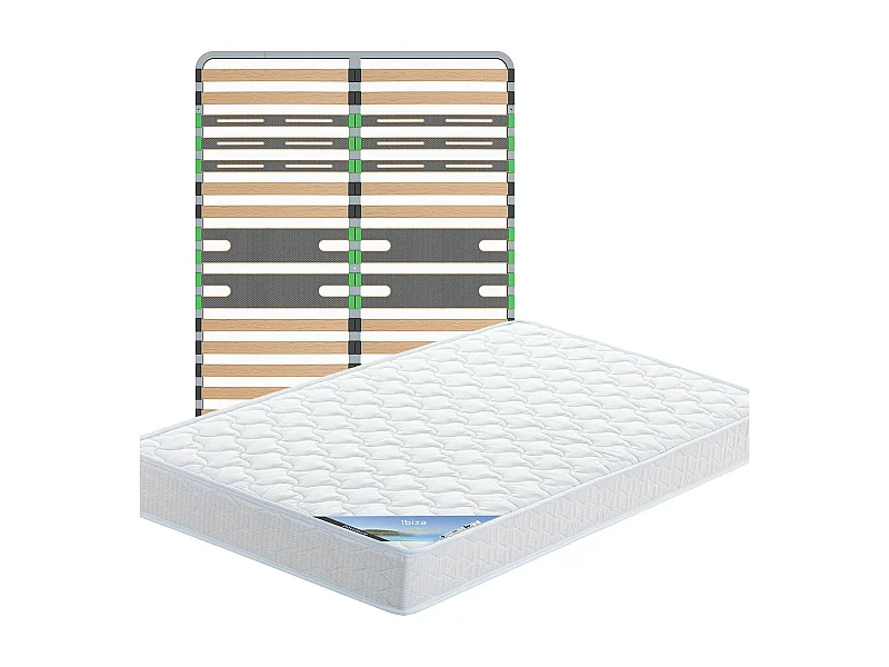 IBIZA - Pack Matelas + AltoZone 120x190