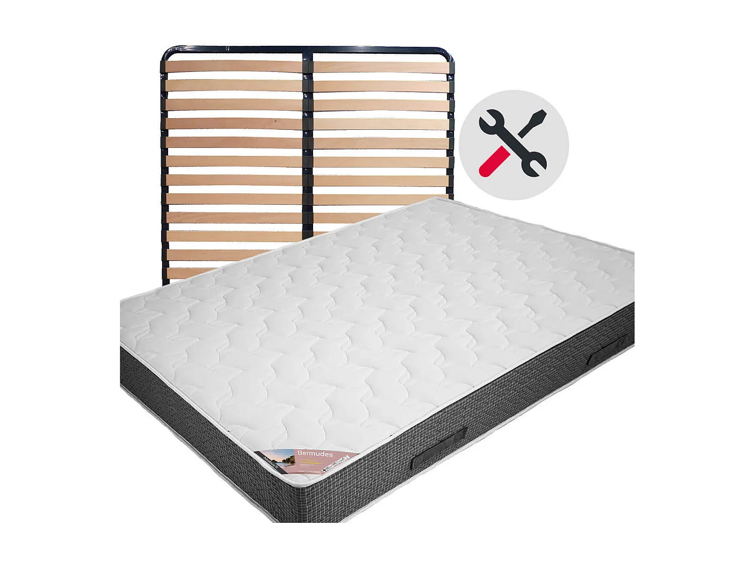 BERMUDES - Pack Matelas + AltoKit 140x190