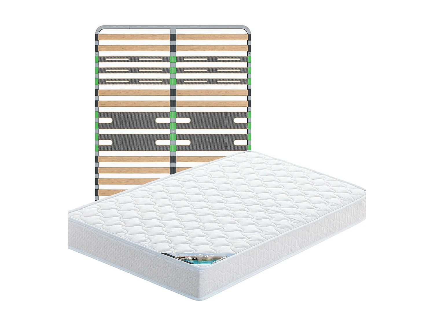 CHYPRE - Pack Matelas + AltoZone 160x200