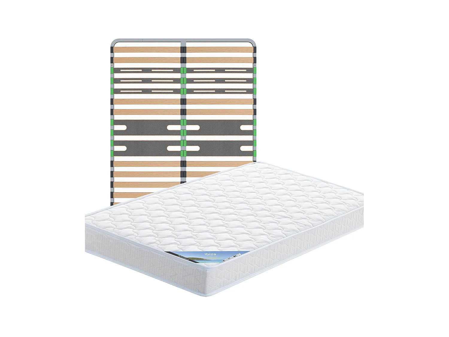 IBIZA - Pack Matelas + AltoZone 140x200