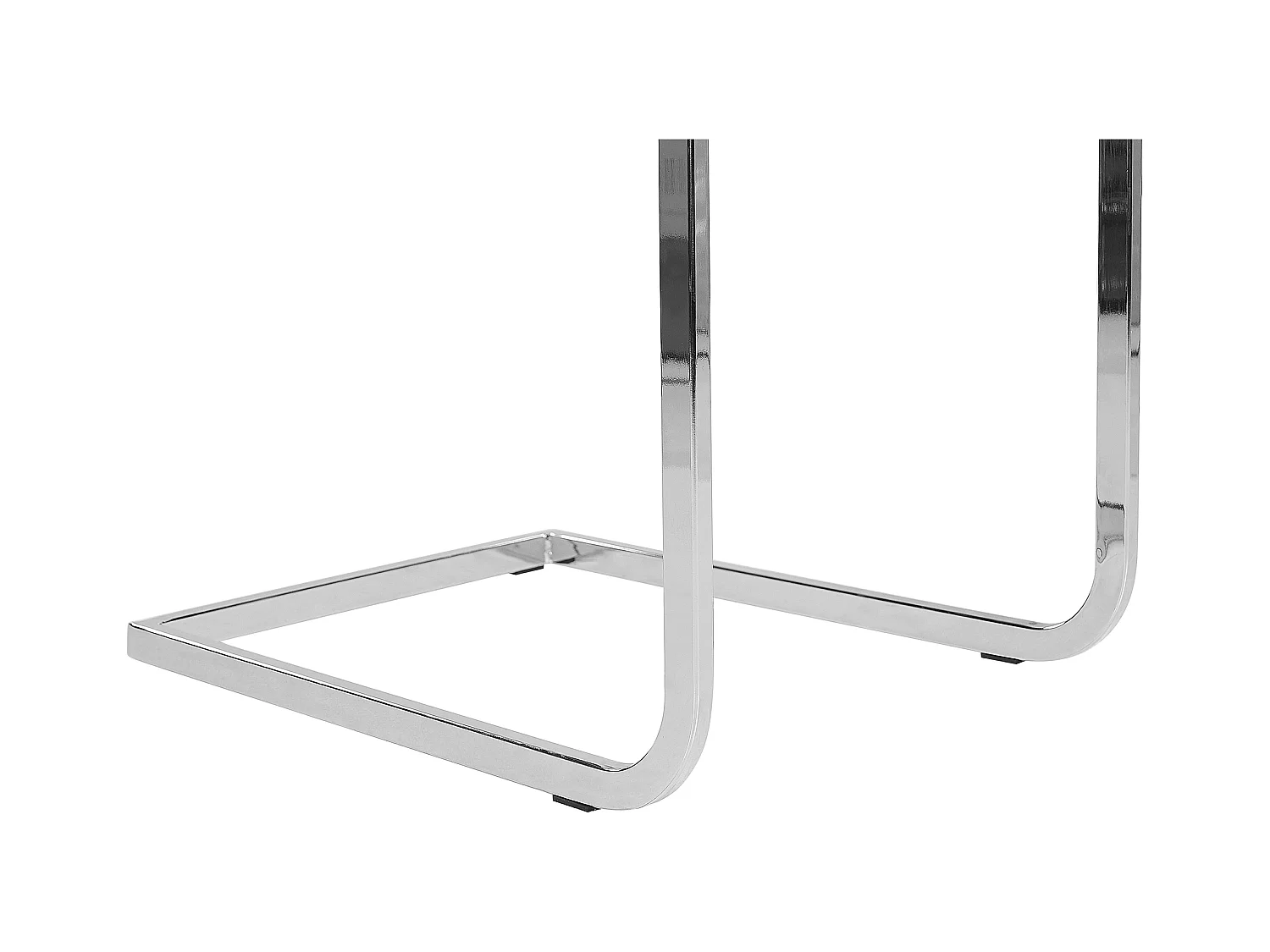 Lot de 2 chaises de salle à manger ROCKFORD Velours Gris