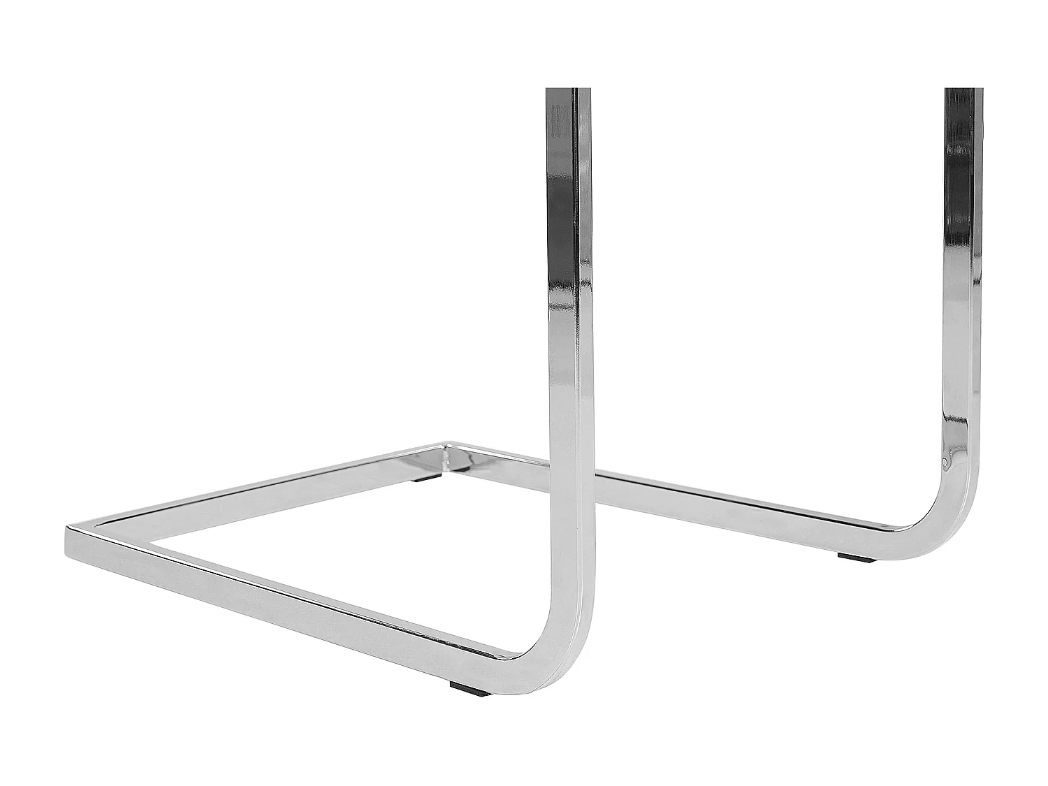 Lot de 2 chaises de salle à manger ROCKFORD Velours Gris