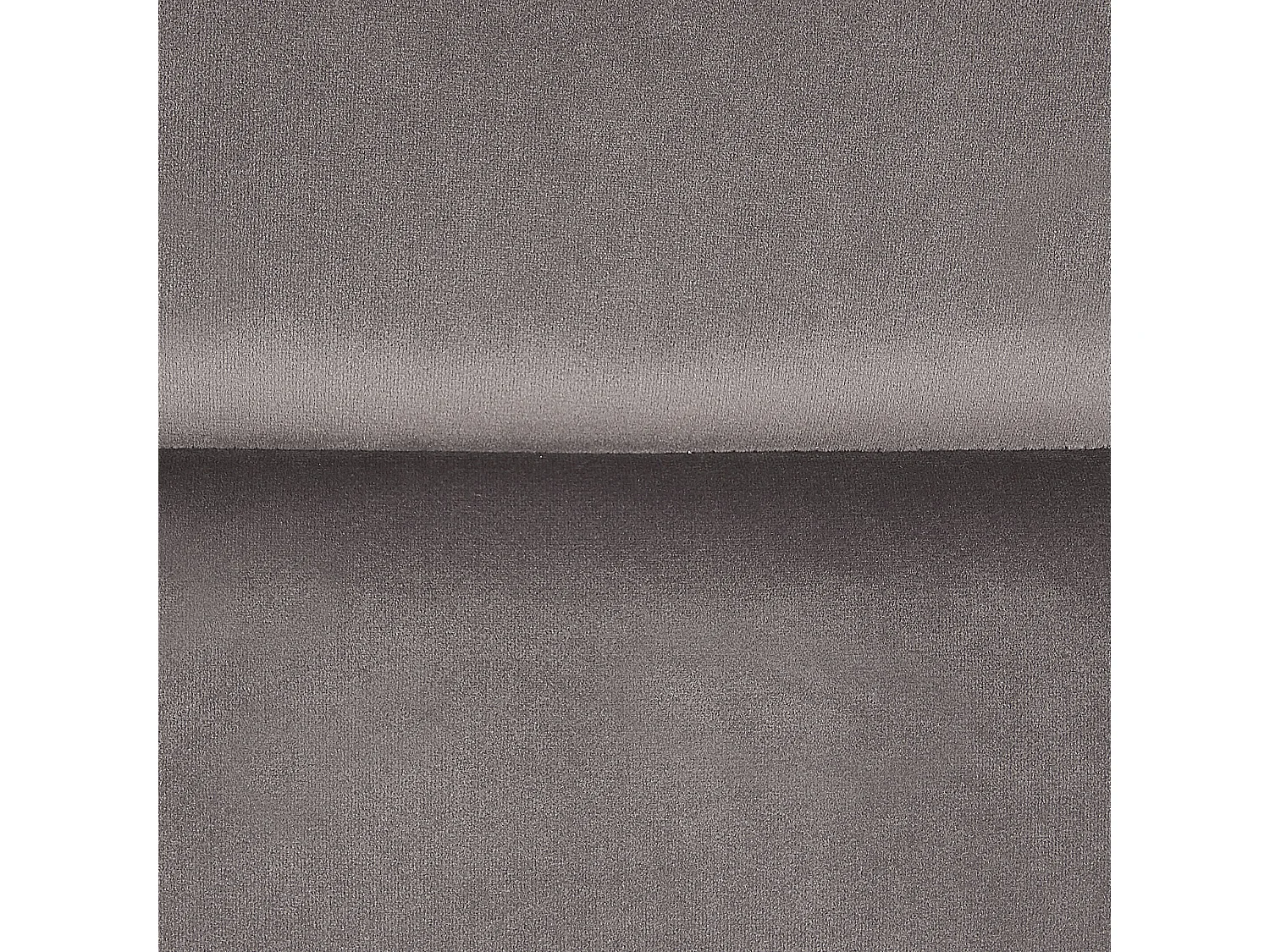 Lot de 2 chaises de salle à manger ROCKFORD Velours Gris