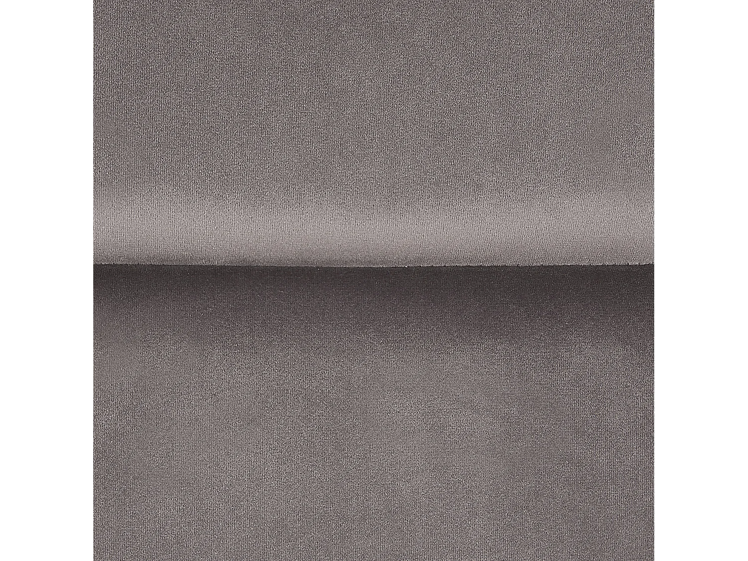 Conjunto de 2 sillas de comedor ROCKFORD Terciopelo Gris