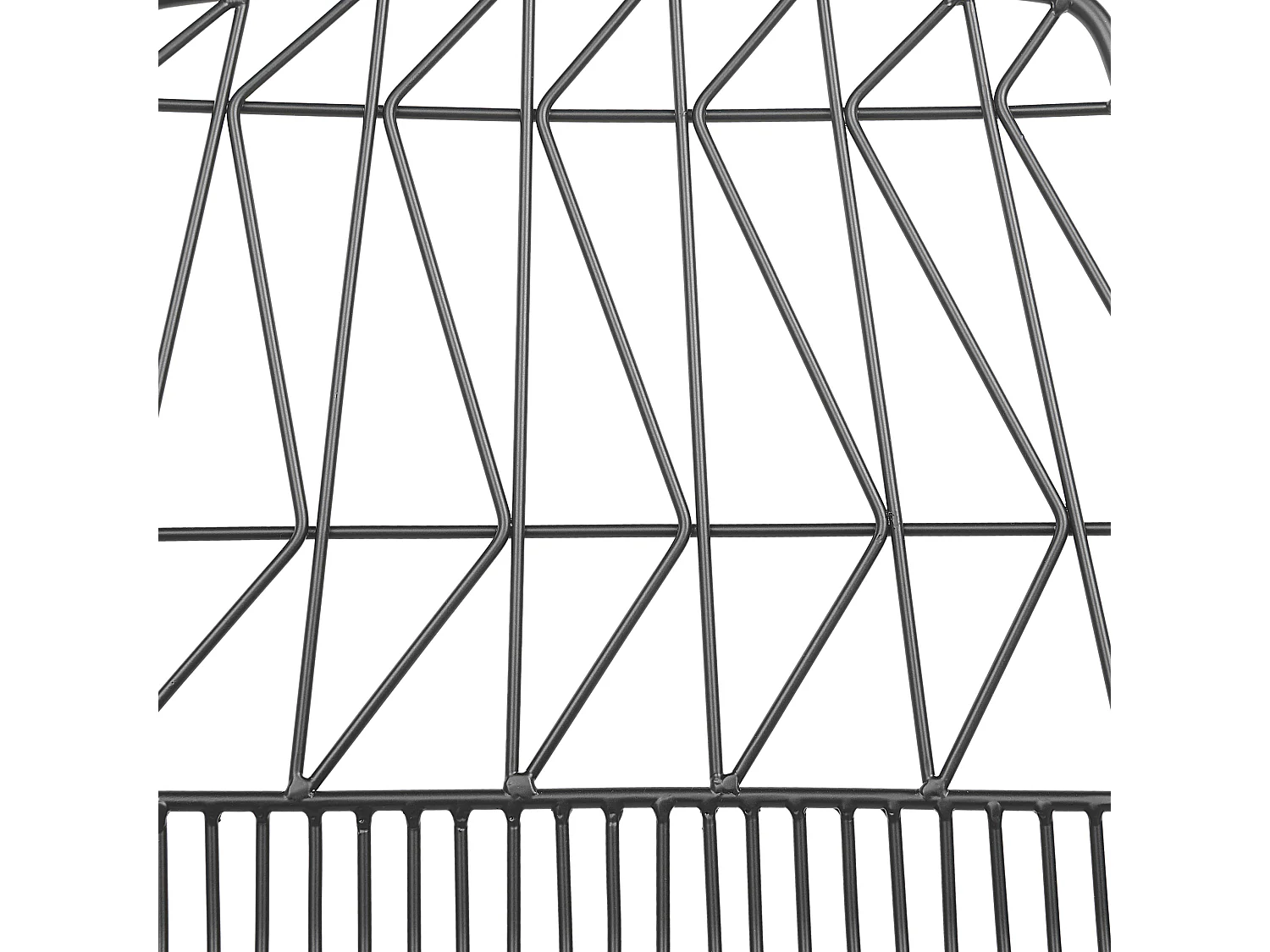 Zestaw 2 krzeseł do jadalni HARLAN Metal Czarny