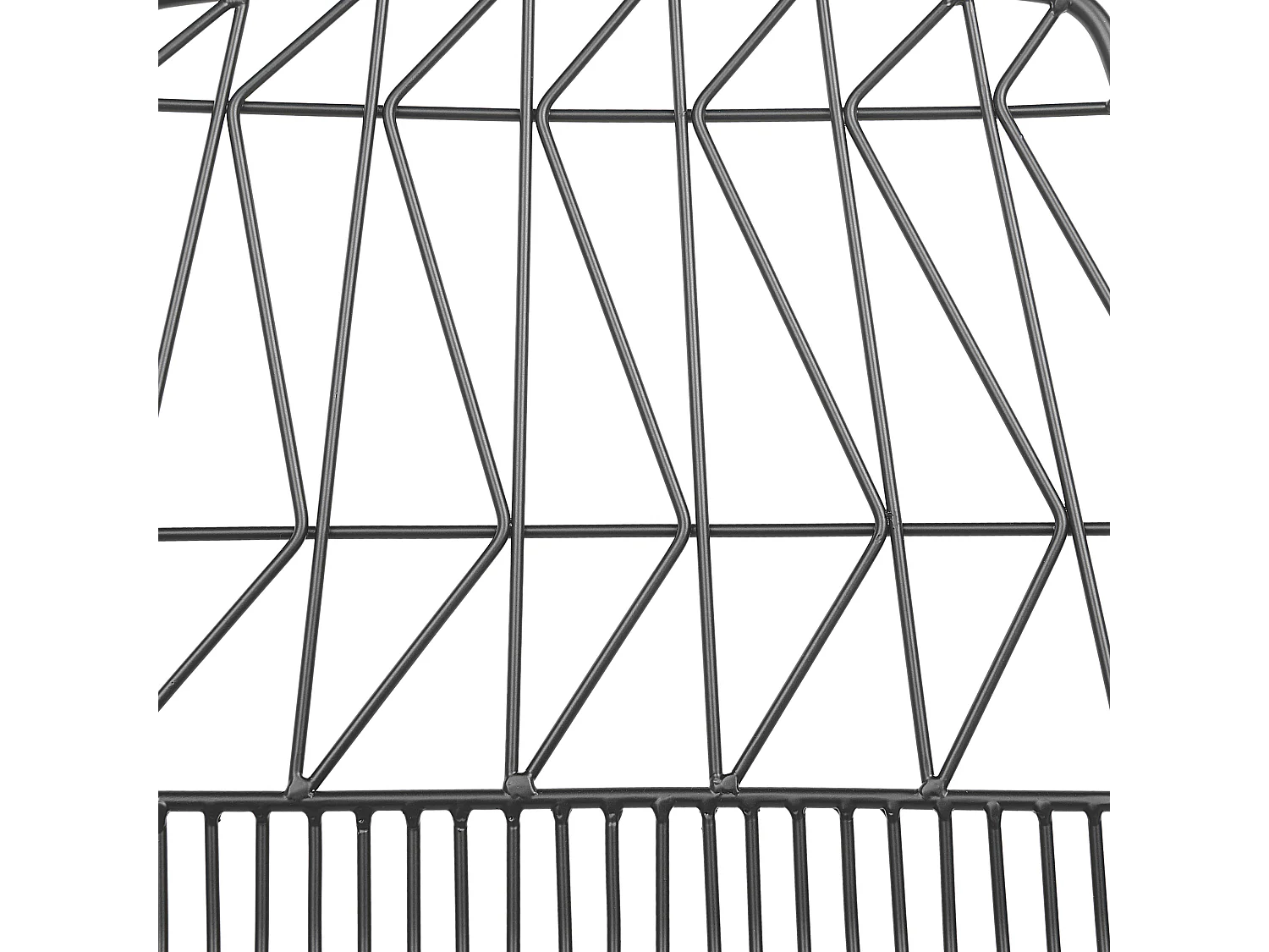 Set van 2 eetkamerstoelen HARLAN Metaal Zwart