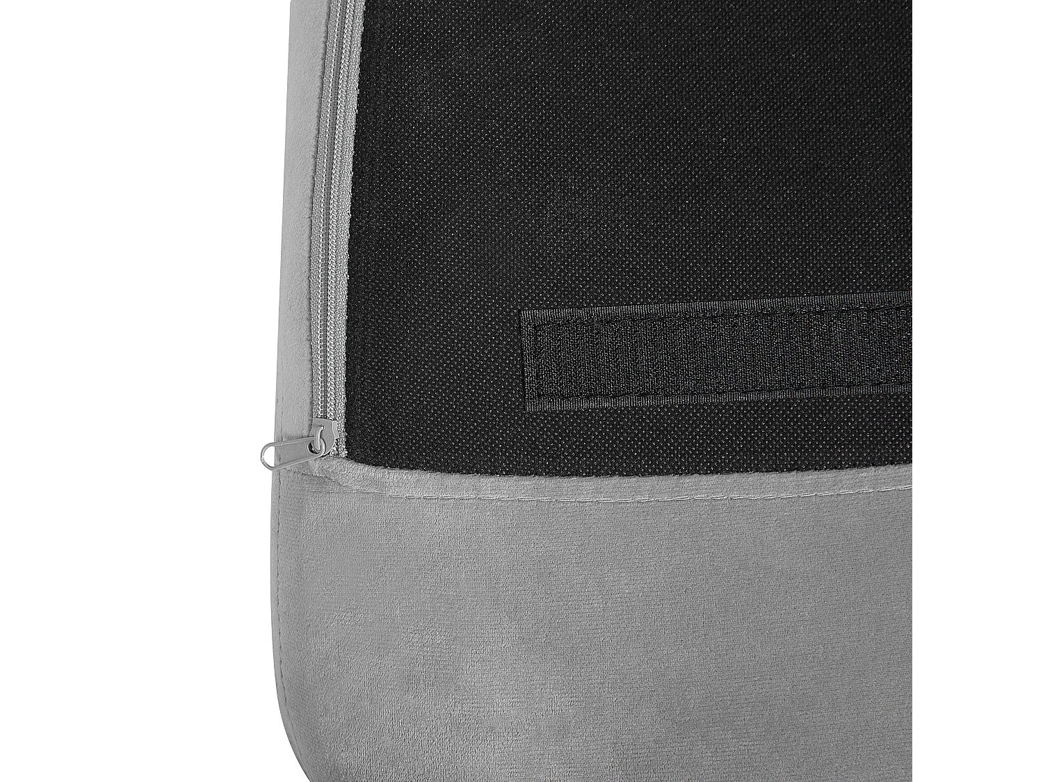 Schommelstoel ELLAN Fluweel Lichtgrijs