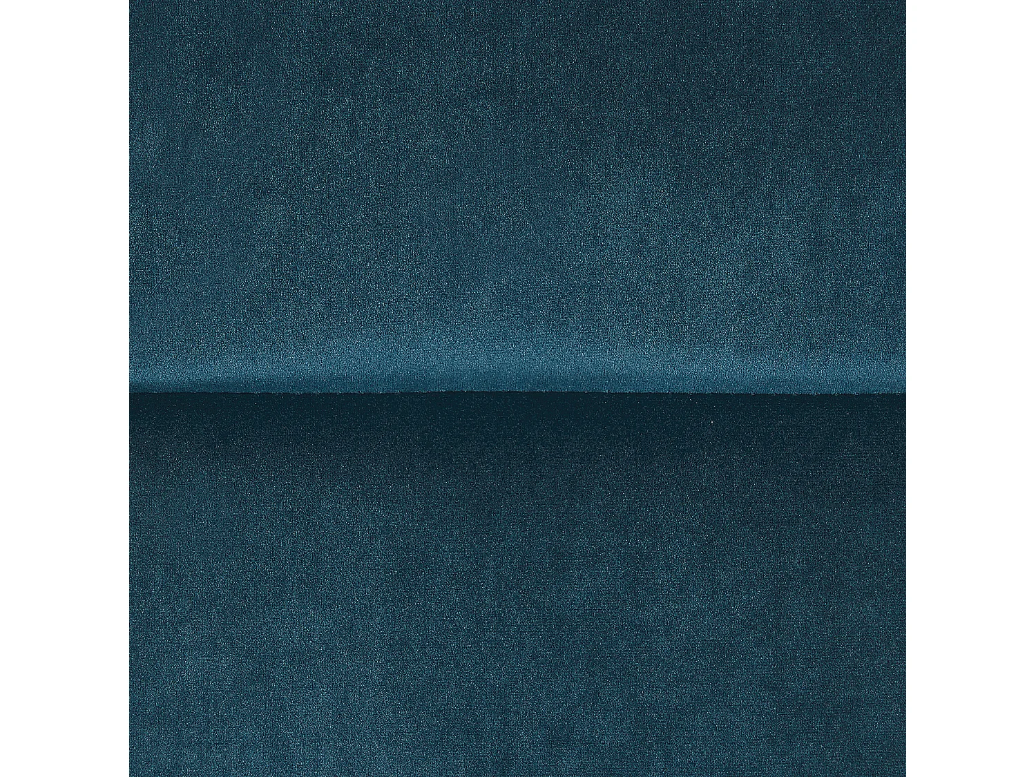 Lot de 2 chaises de salle à manger ROCKFORD Velours Bleu