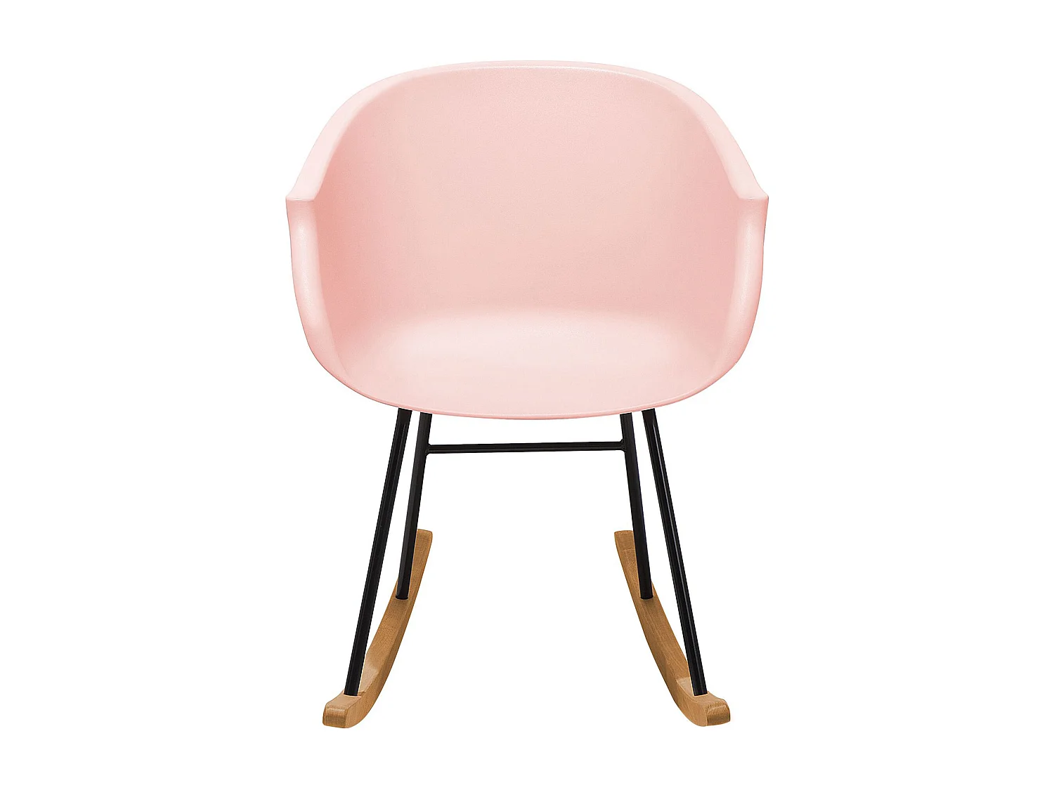 Poltrona a dondolo HARMONY Materiale sintetico Rosa