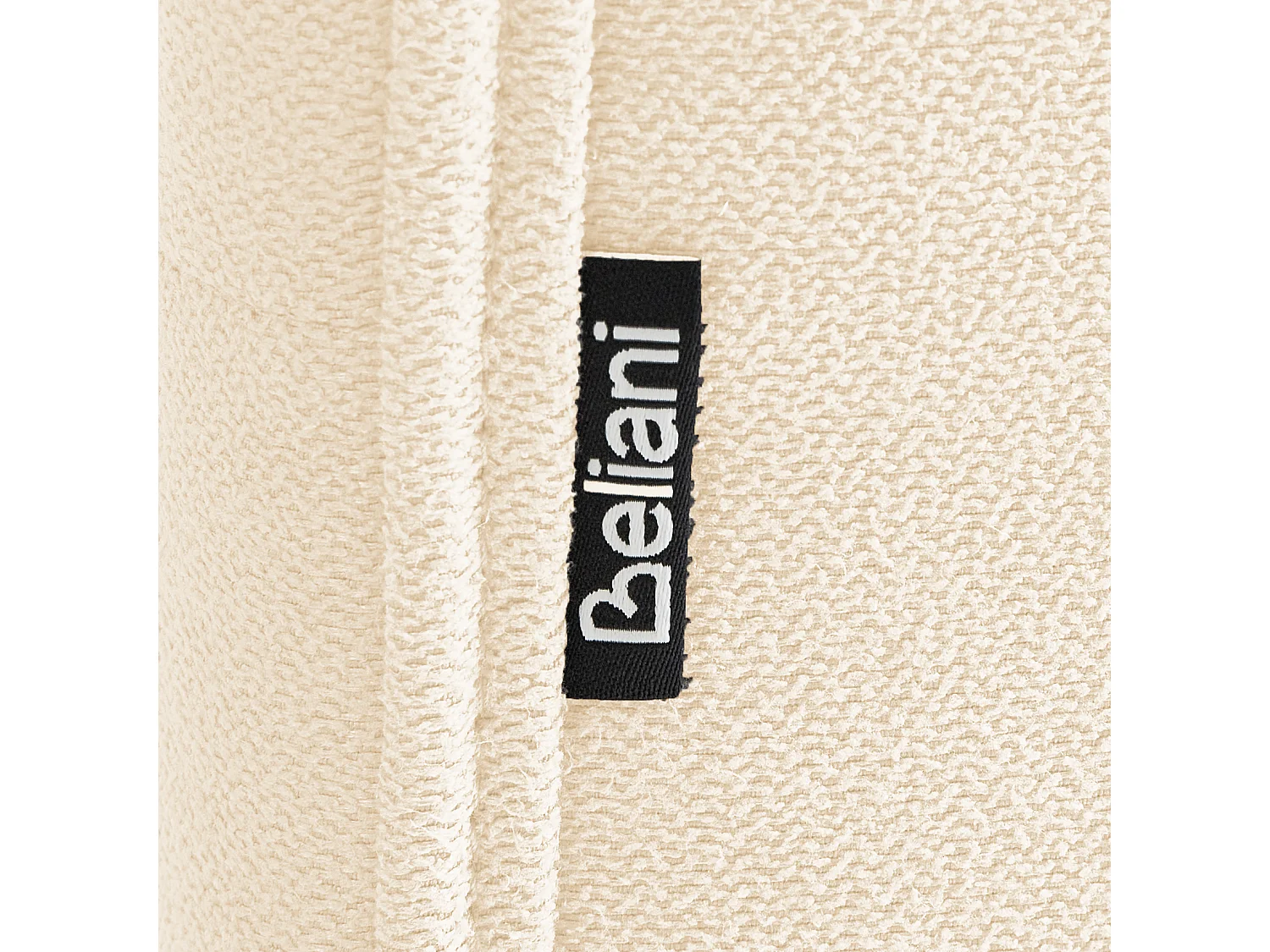 Lot de 2 chaises de salle à manger VELVA Tissu Beige clair