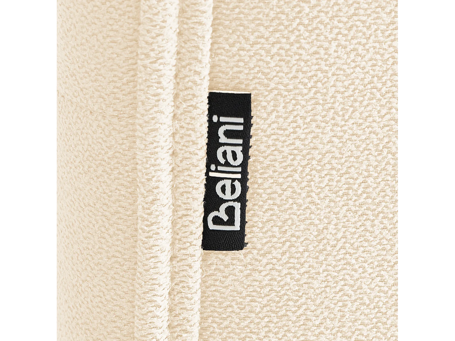 Lot de 2 chaises de salle à manger VELVA Tissu Beige clair