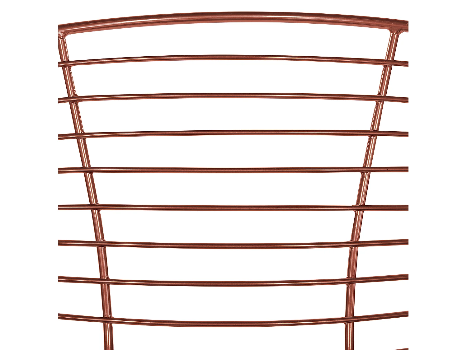 Conjunto de 2 sillas de comedor HOBACK Metal Cobrizo