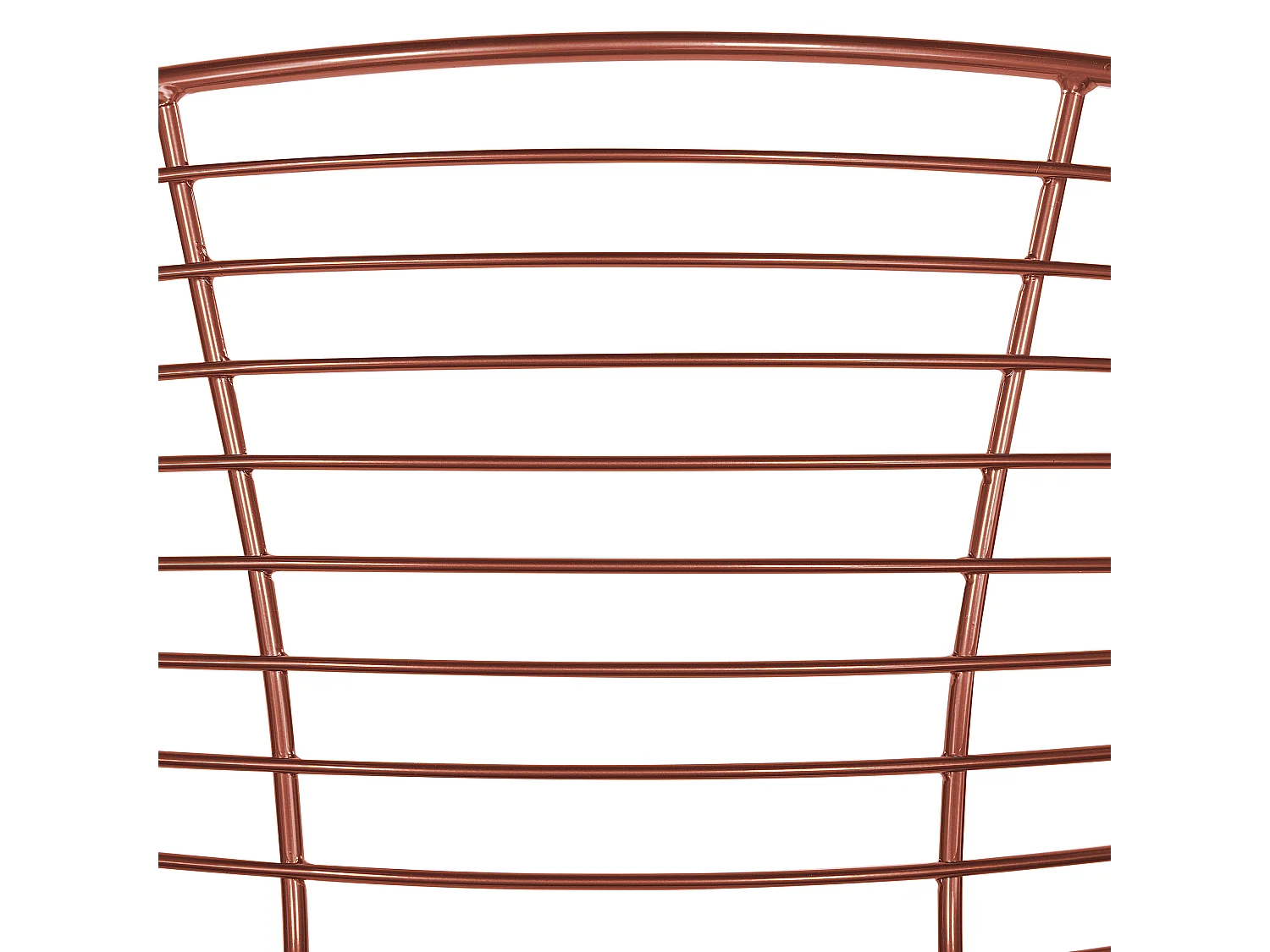 Lot de 2 chaises de salle à manger HOBACK Métal Cuivré