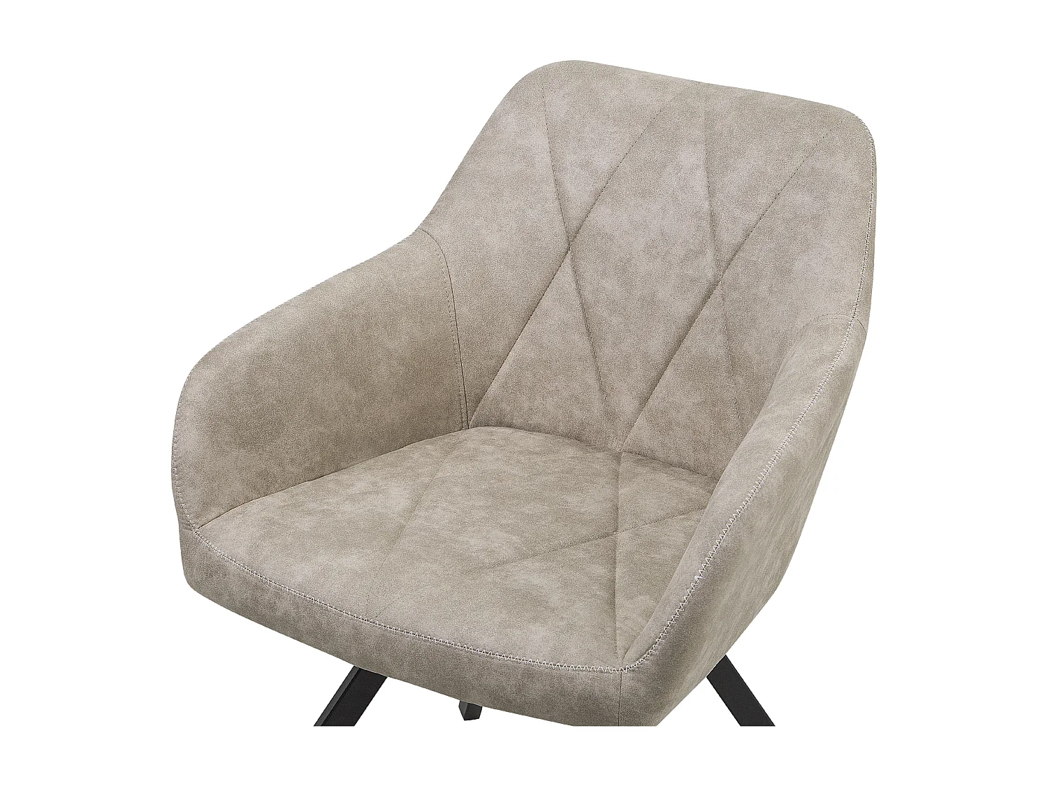 Lot de 2 chaises de salle à manger MONEE Beige