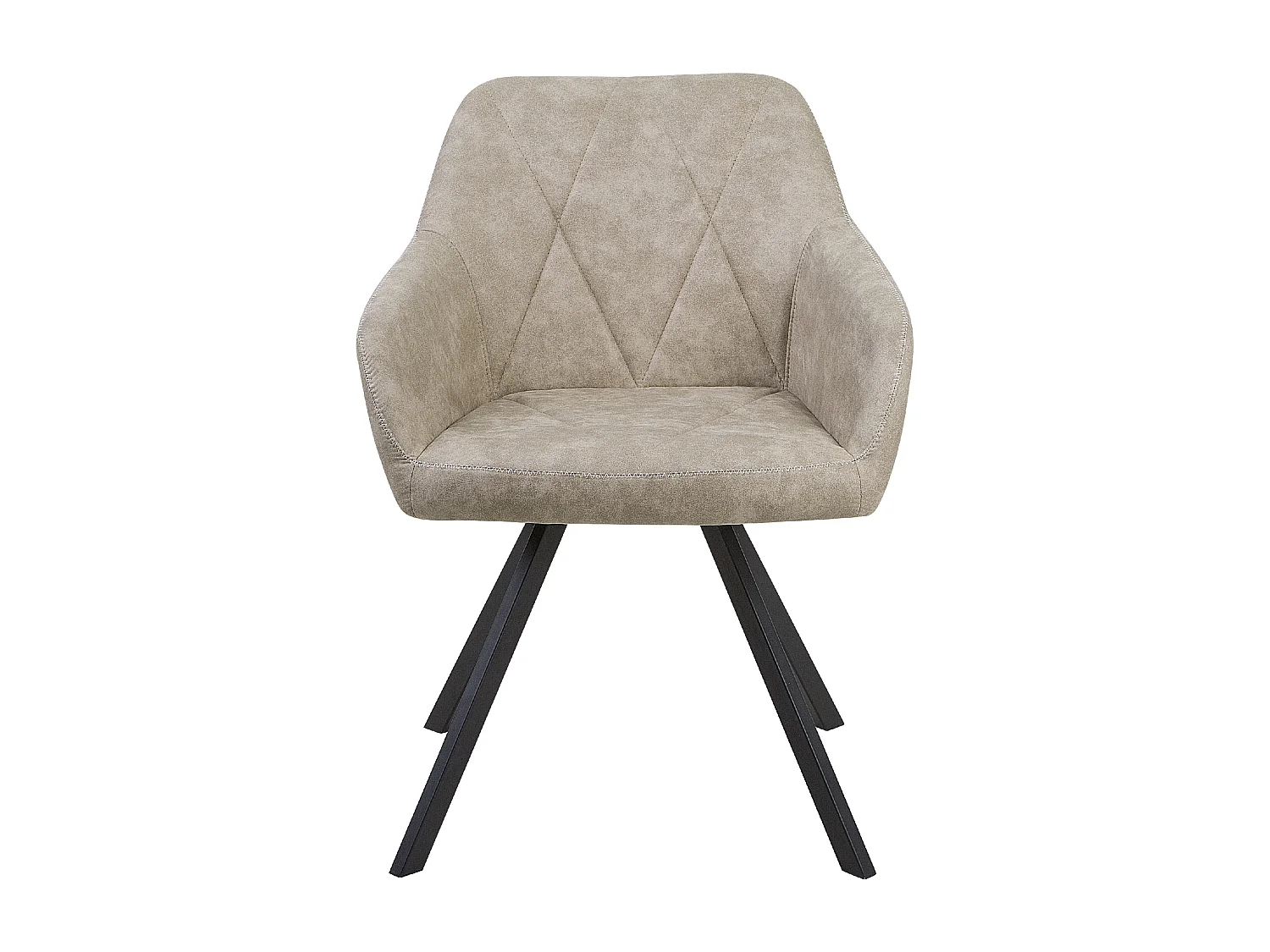 Lot de 2 chaises de salle à manger MONEE Beige