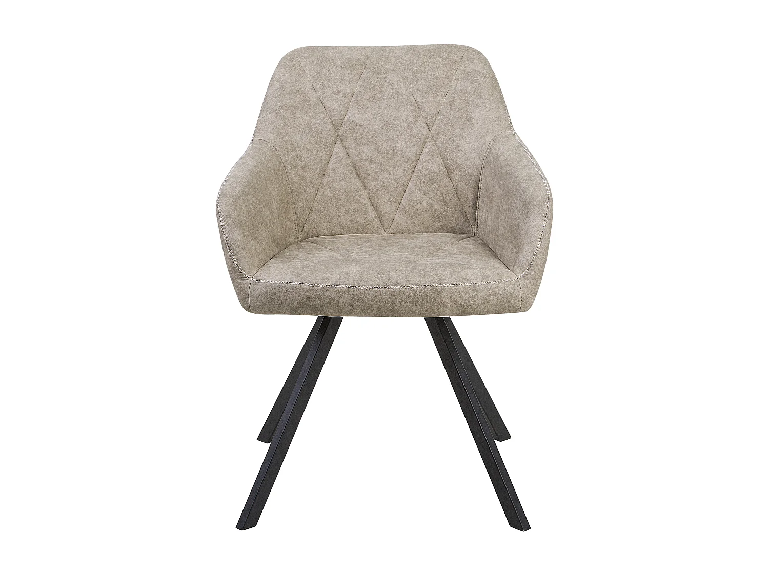 Lot de 2 chaises de salle à manger MONEE Beige