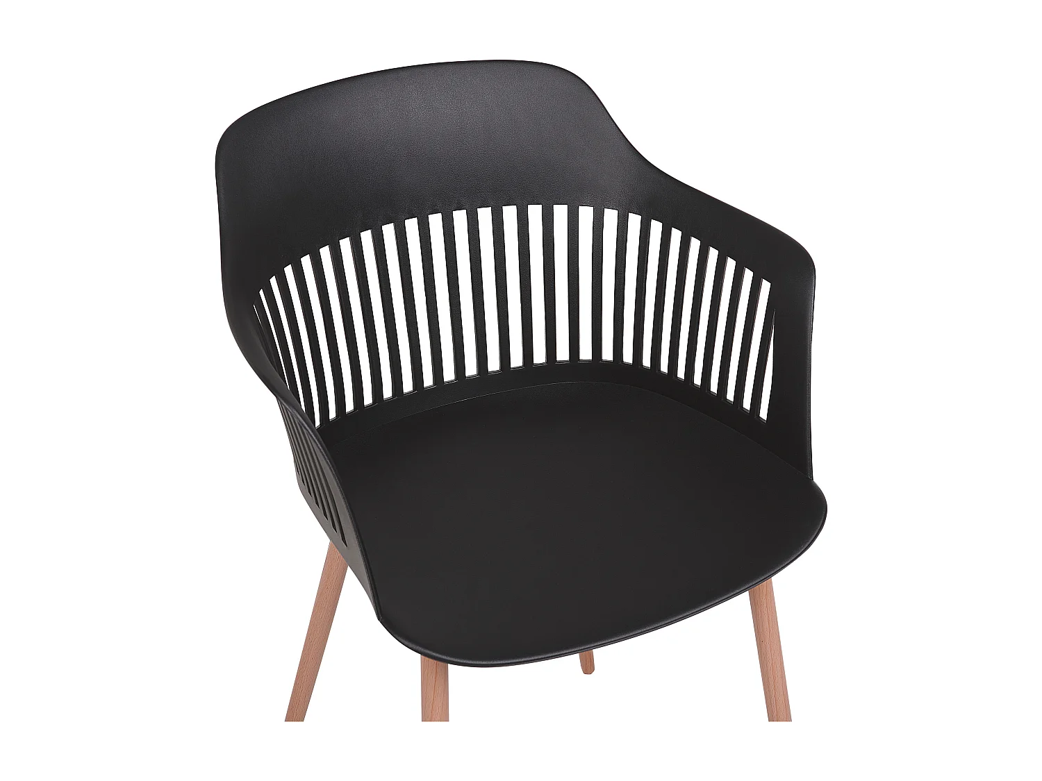 Lot de 2 chaises de salle à manger BERECA Noir