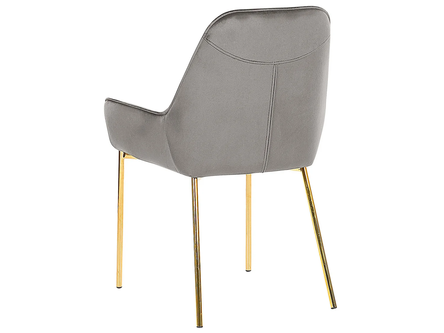 Lot de 2 chaises de salle à manger LOVERNA Velours Gris