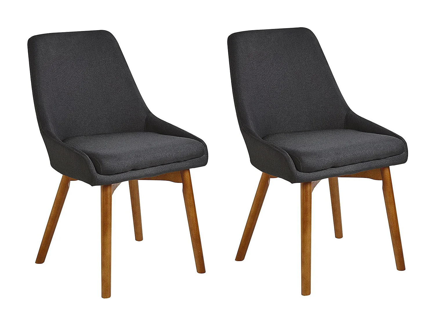 Lot de 2 chaises de salle à manger MELFORT Noir