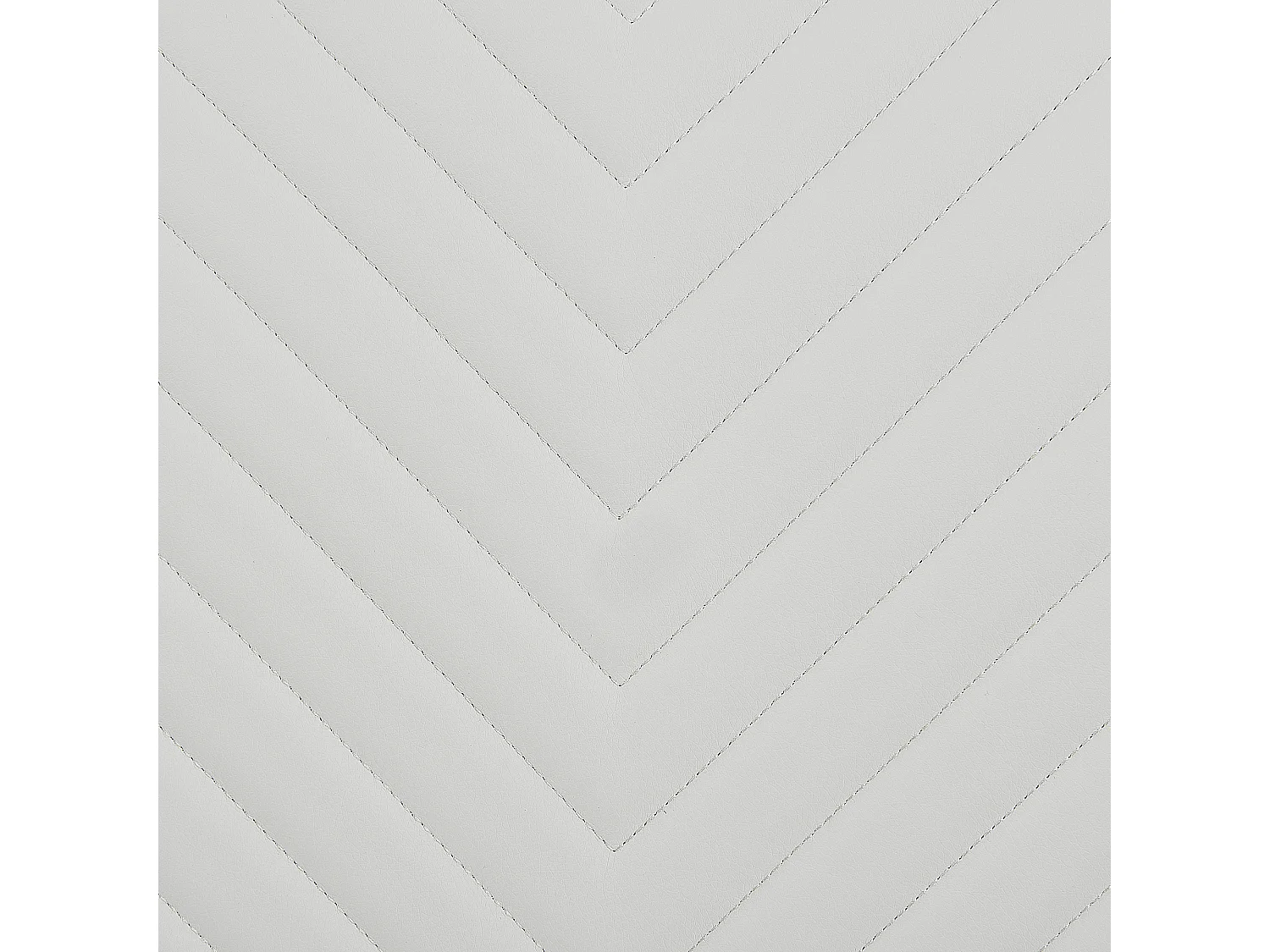 Lot de 2 chaises de salle à manger PICKNES Cuir PU Blanc cassé