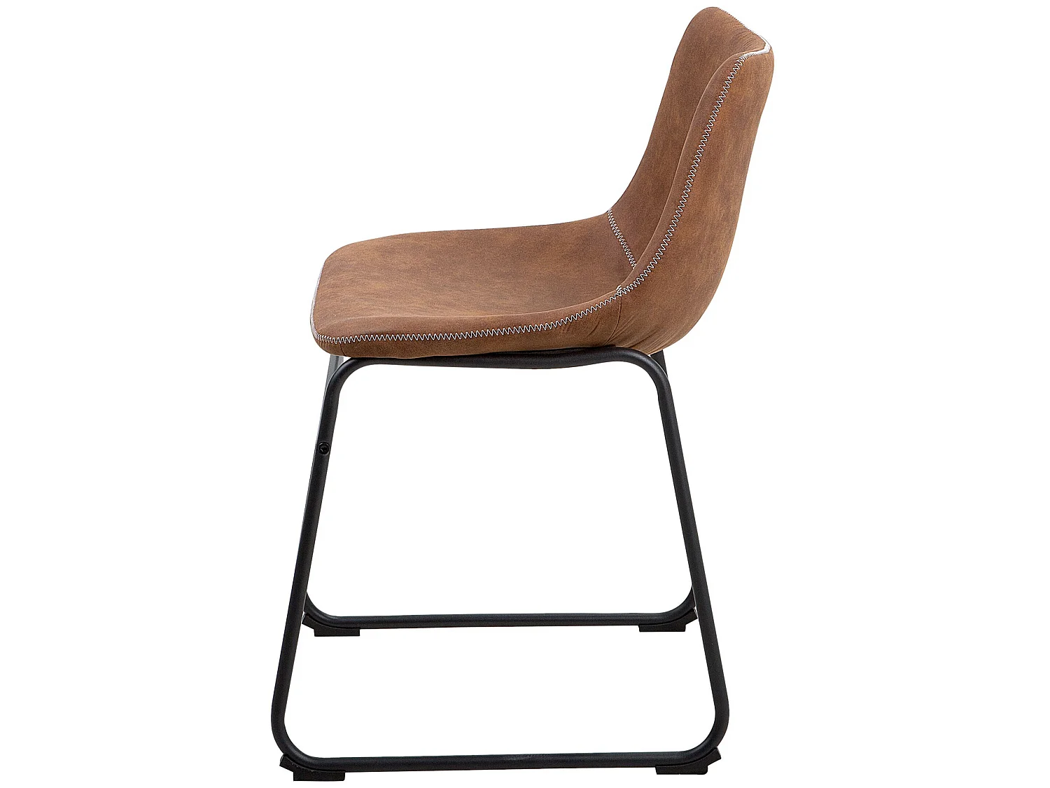 Bequeme und stilvolle Stühle im Retro-Design 2er Set braun Batavia