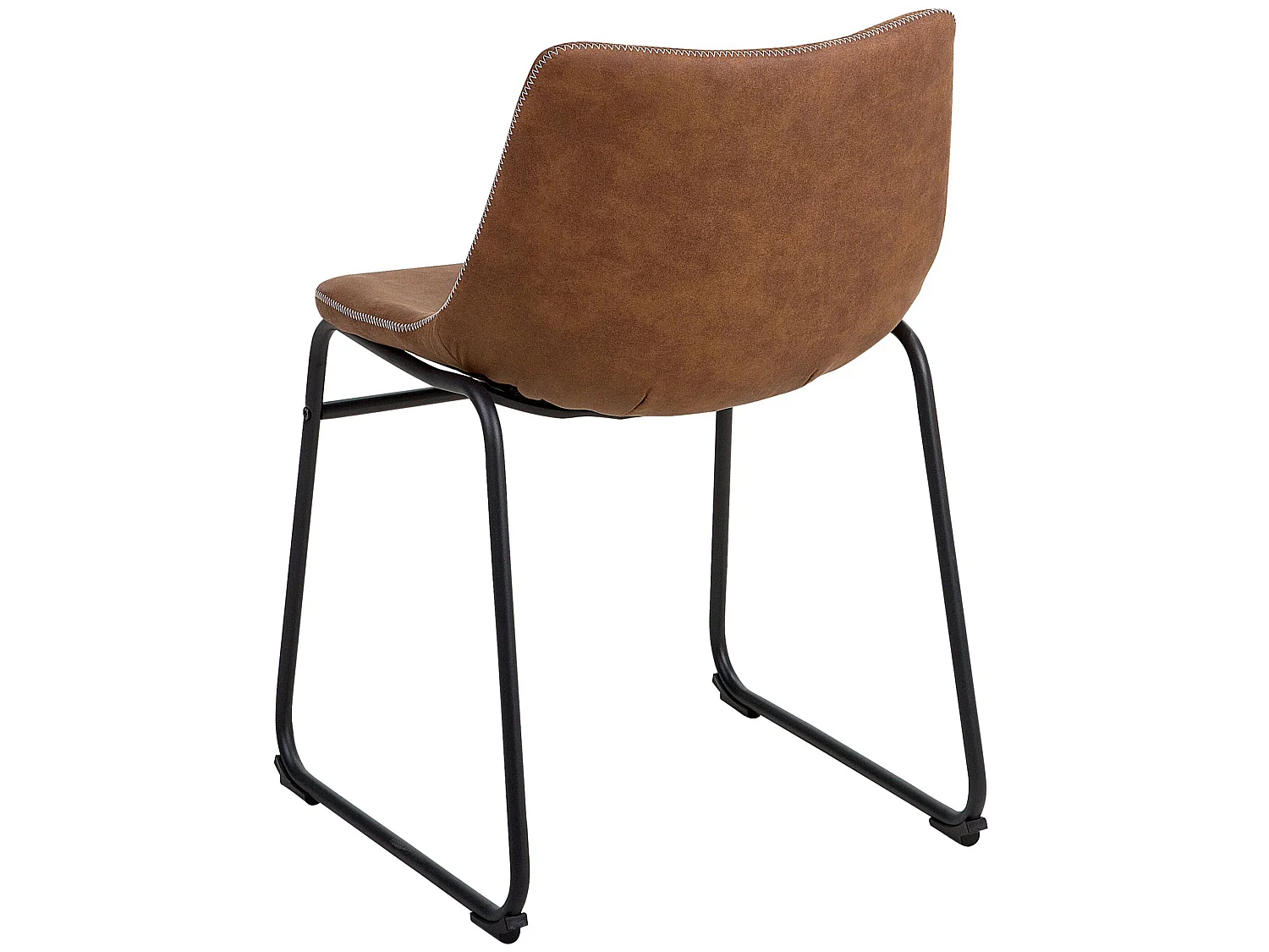 Bequeme und stilvolle Stühle im Retro-Design 2er Set braun Batavia