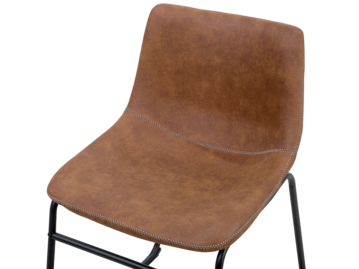 Bequeme und stilvolle Stühle im Retro-Design 2er Set braun Batavia