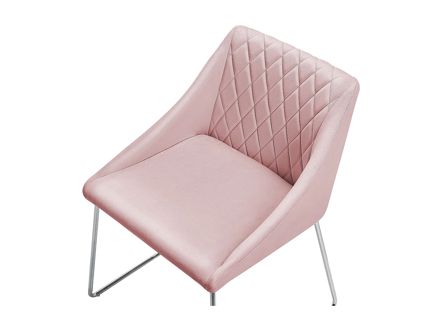 Set van 2 eetkamerstoelen ARCATA Fluweel Roze