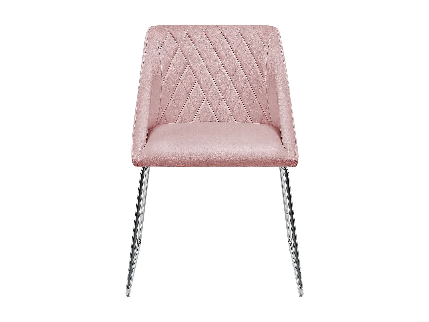 Set van 2 eetkamerstoelen ARCATA Fluweel Roze