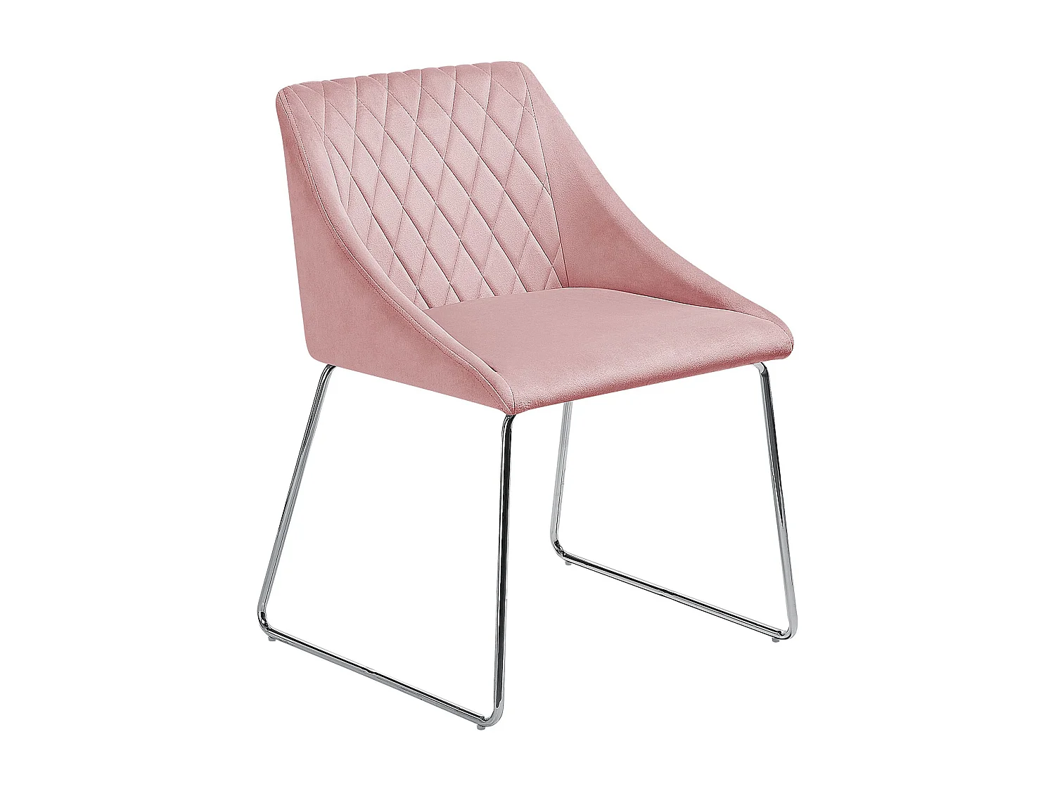 Set van 2 eetkamerstoelen ARCATA Fluweel Roze