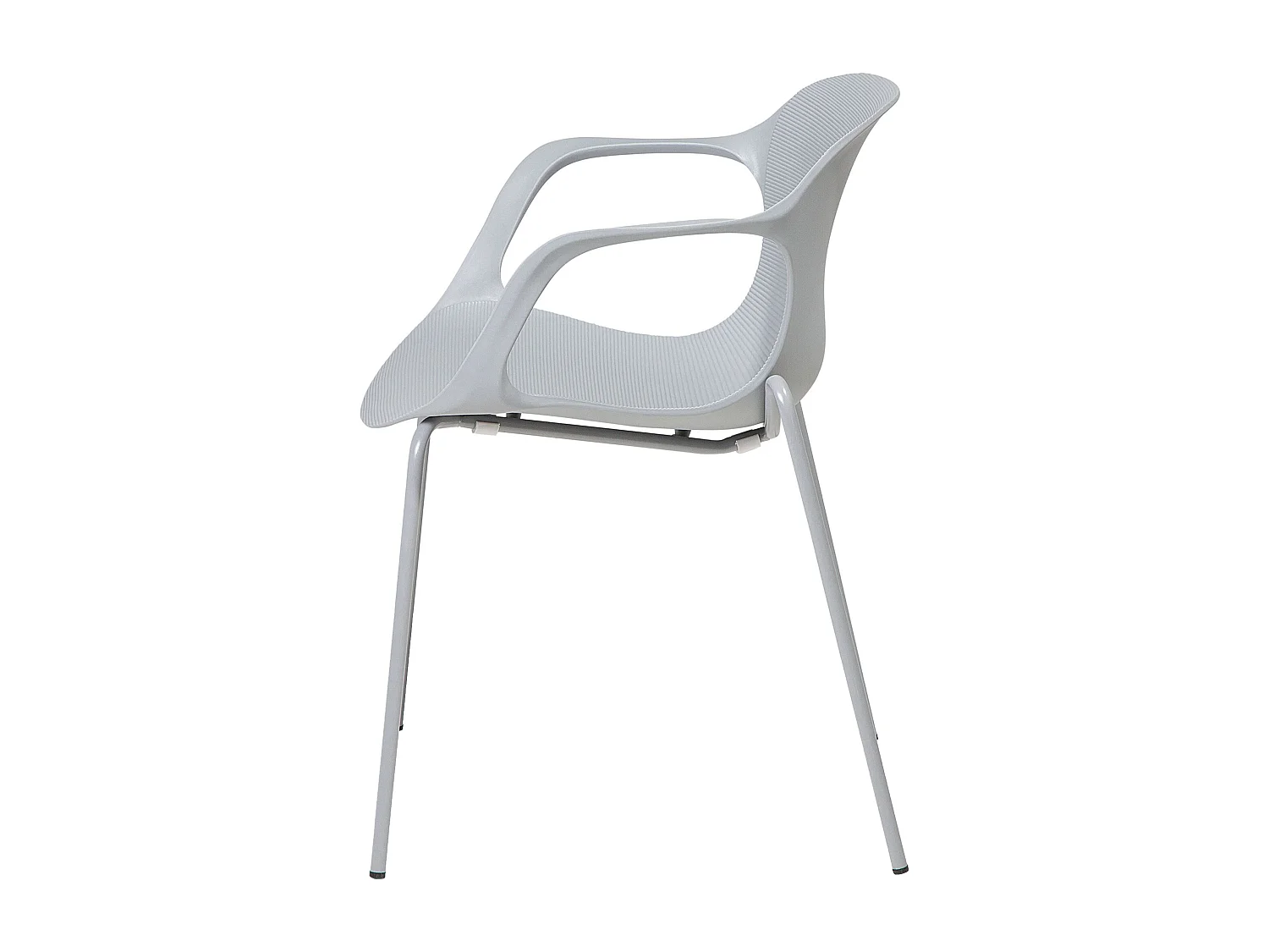 Set van 2 eetkamerstoelen ELBERT Lichtgrijs