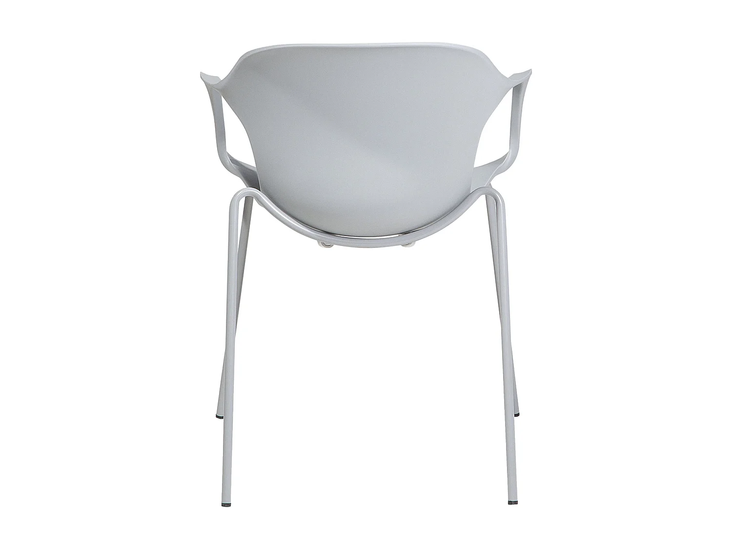 Set van 2 eetkamerstoelen ELBERT Lichtgrijs