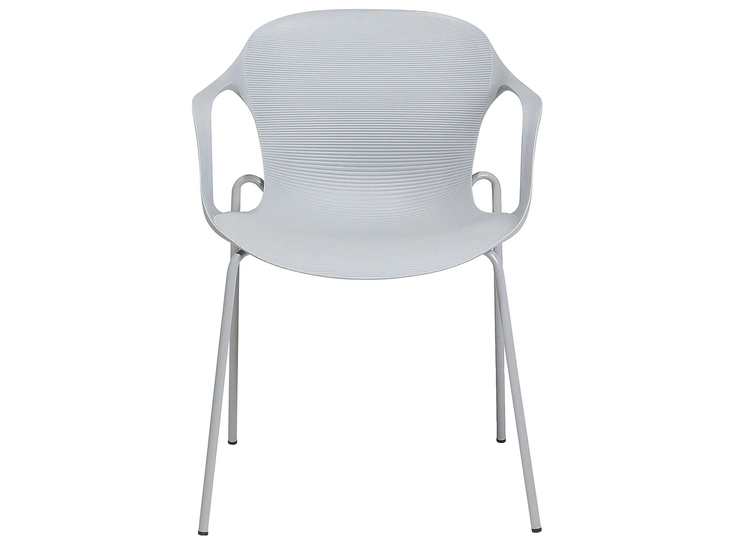 Set van 2 eetkamerstoelen ELBERT Lichtgrijs