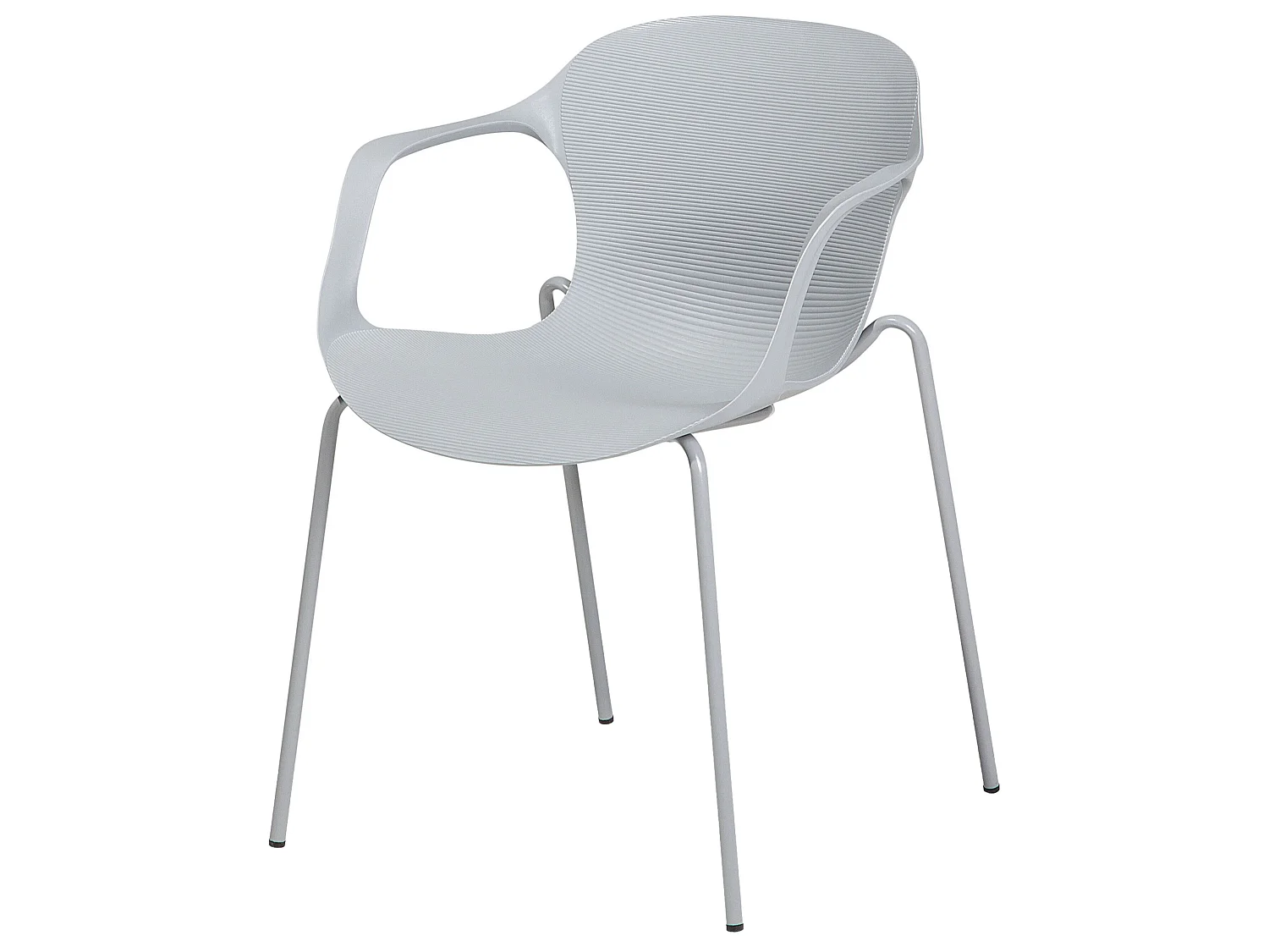 Set van 2 eetkamerstoelen ELBERT Lichtgrijs