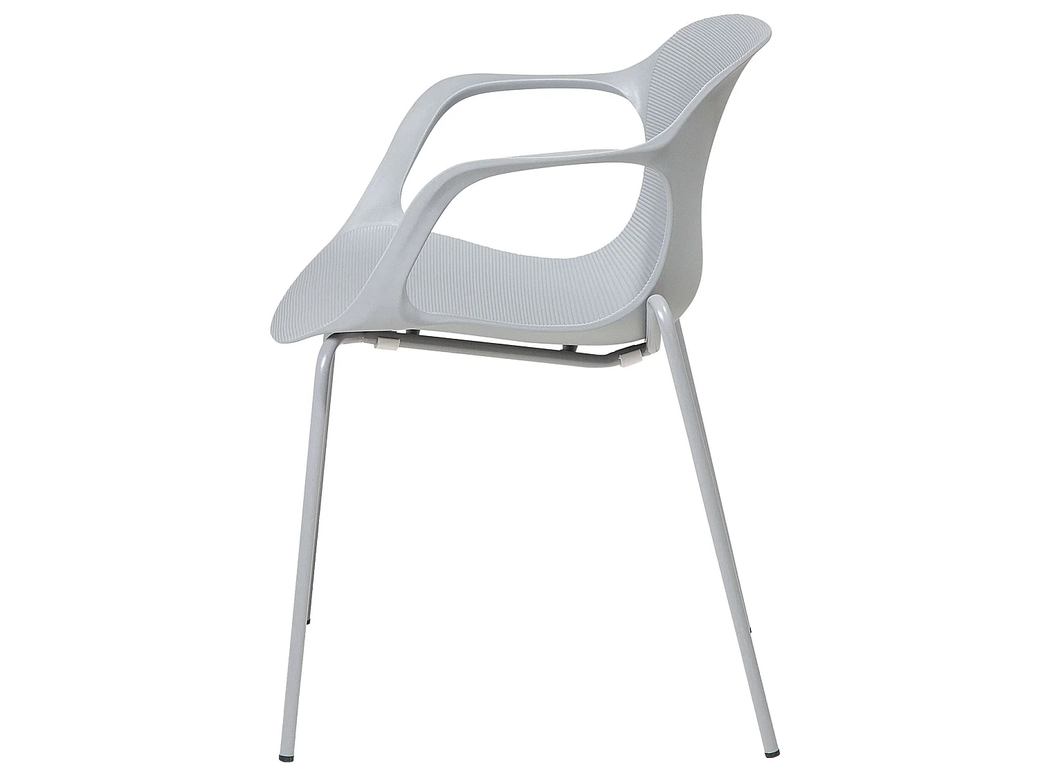 Set van 2 eetkamerstoelen ELBERT Lichtgrijs