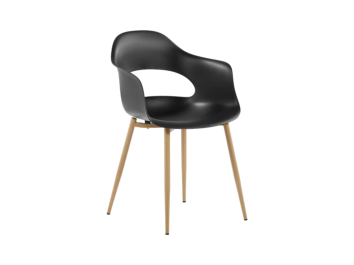 Set van 2 eetkamerstoelen UTICA Zwart