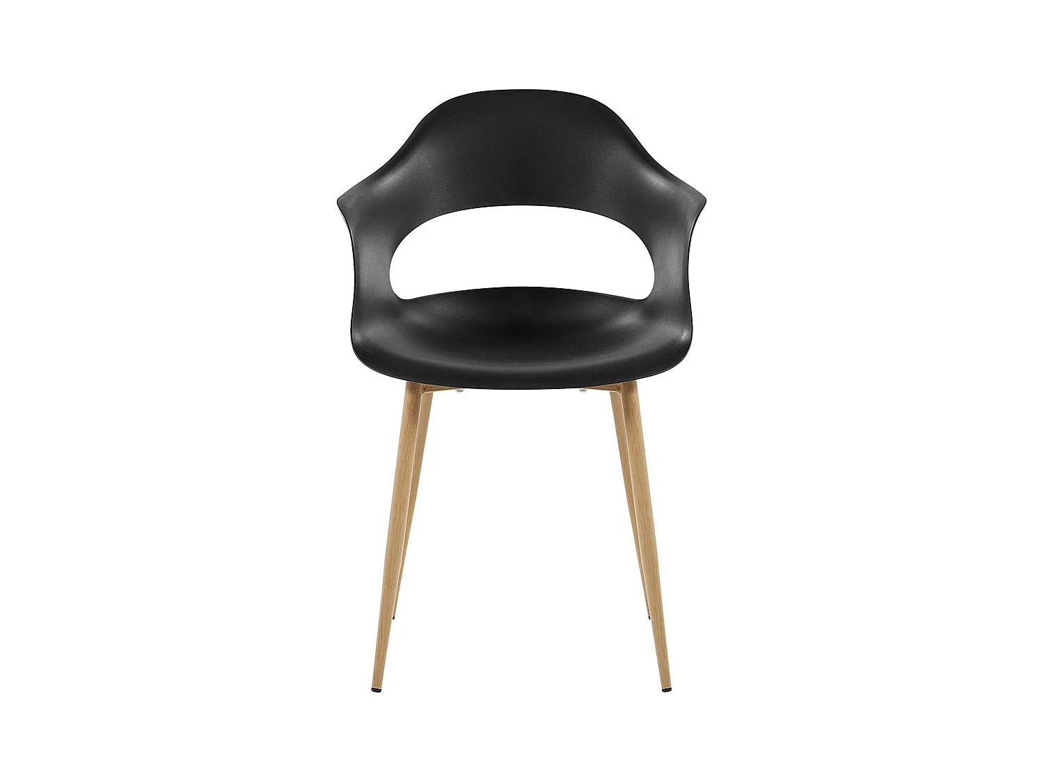 Set van 2 eetkamerstoelen UTICA Zwart