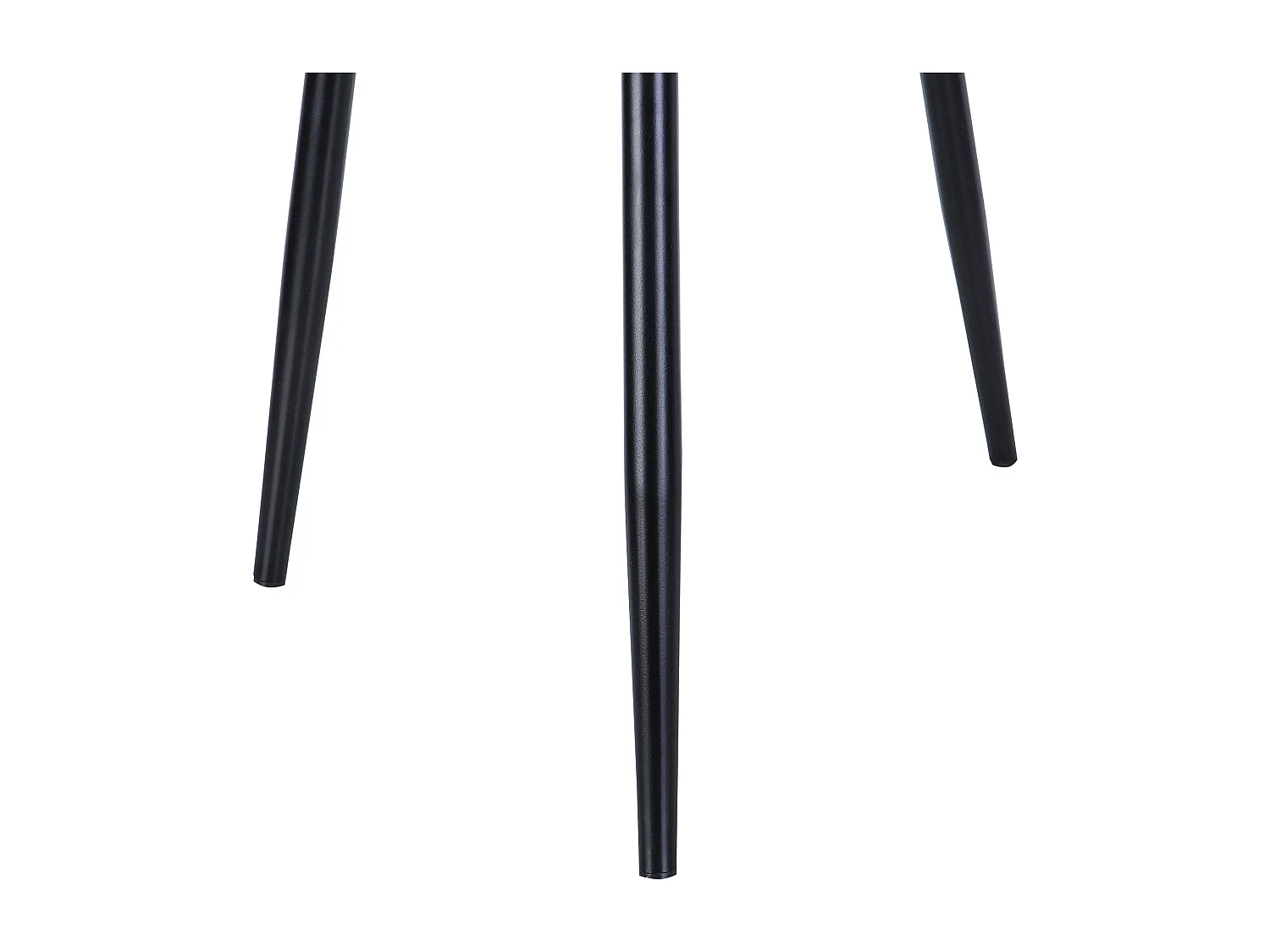 Zestaw 2 krzeseł do jadalni MELROSE II Ekoskóra Ciemnobrązowy