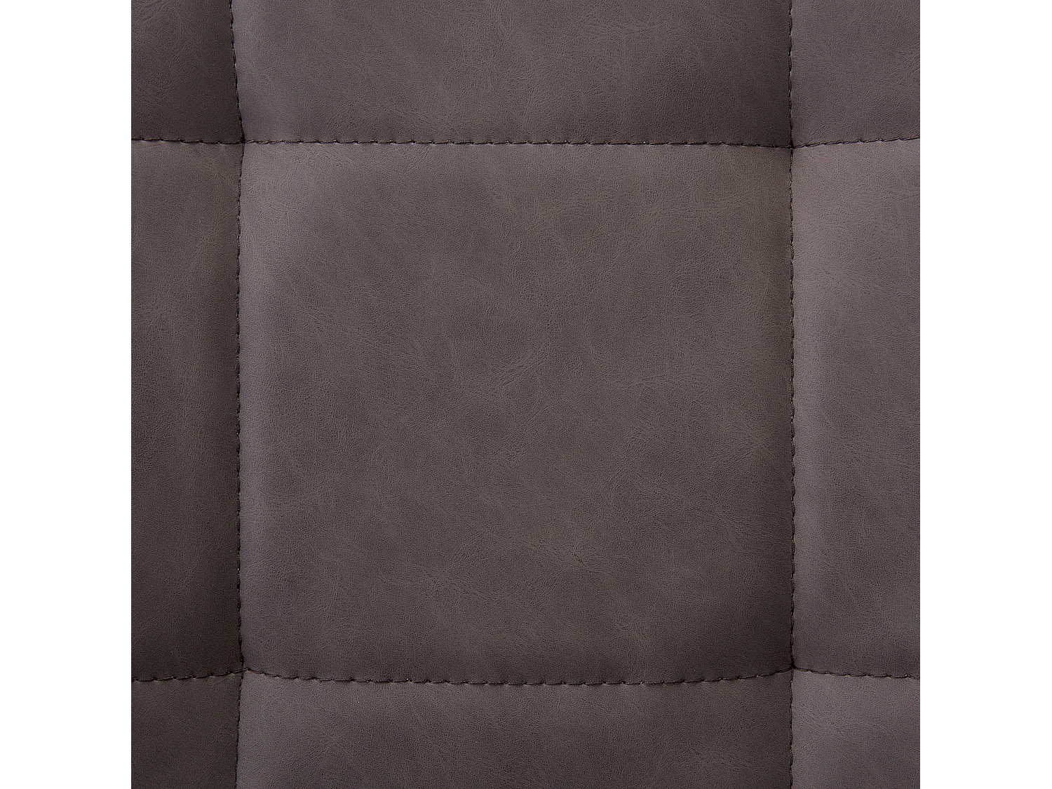 Zestaw 2 krzeseł do jadalni MELROSE II Ekoskóra Ciemnobrązowy