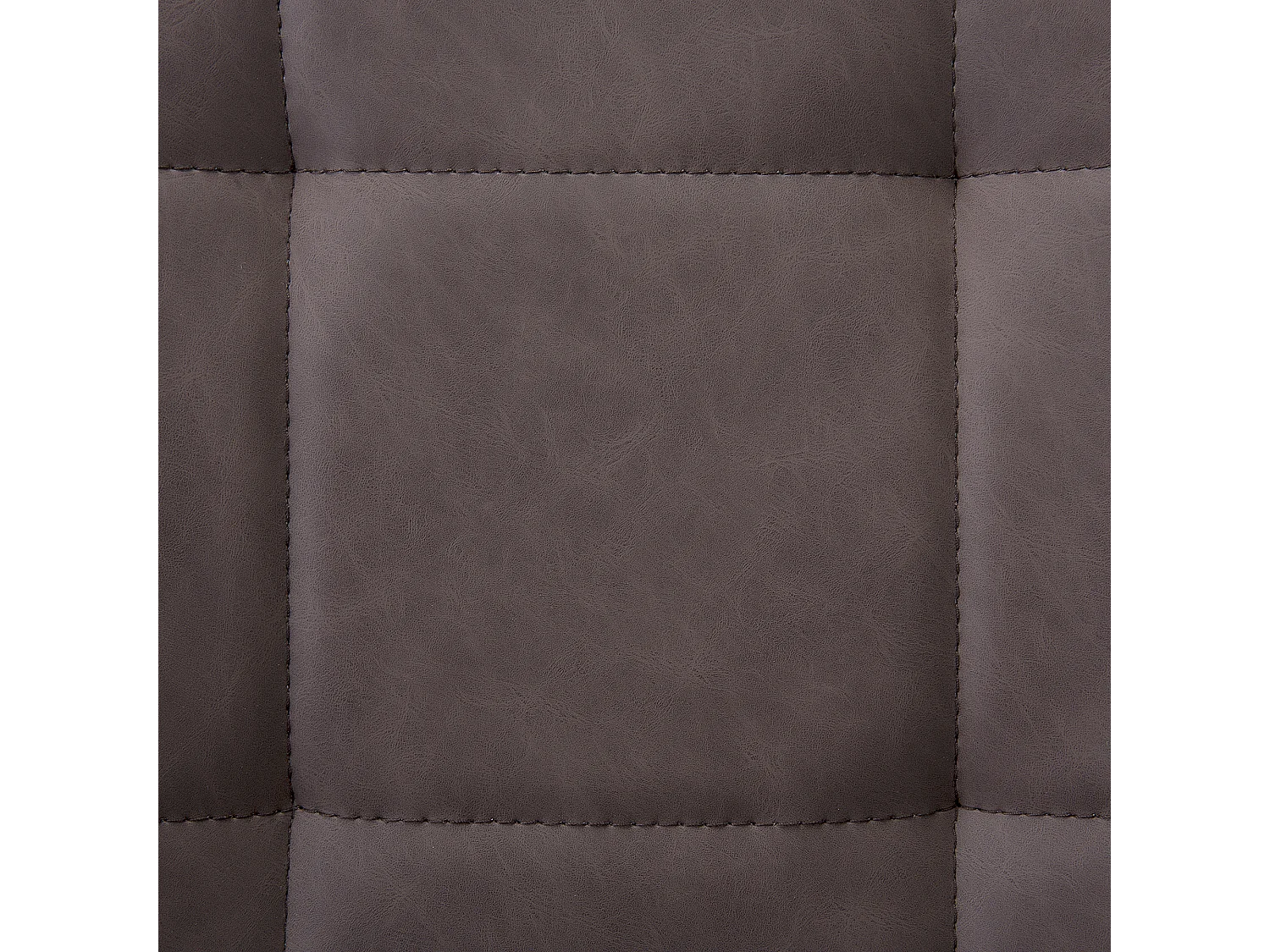 Lot de 2 chaises de salle à manger MELROSE II Cuir PU Marron foncé