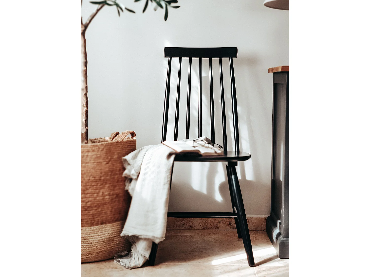 Set di 2 sedie da pranzo BURBANK Legno Nero