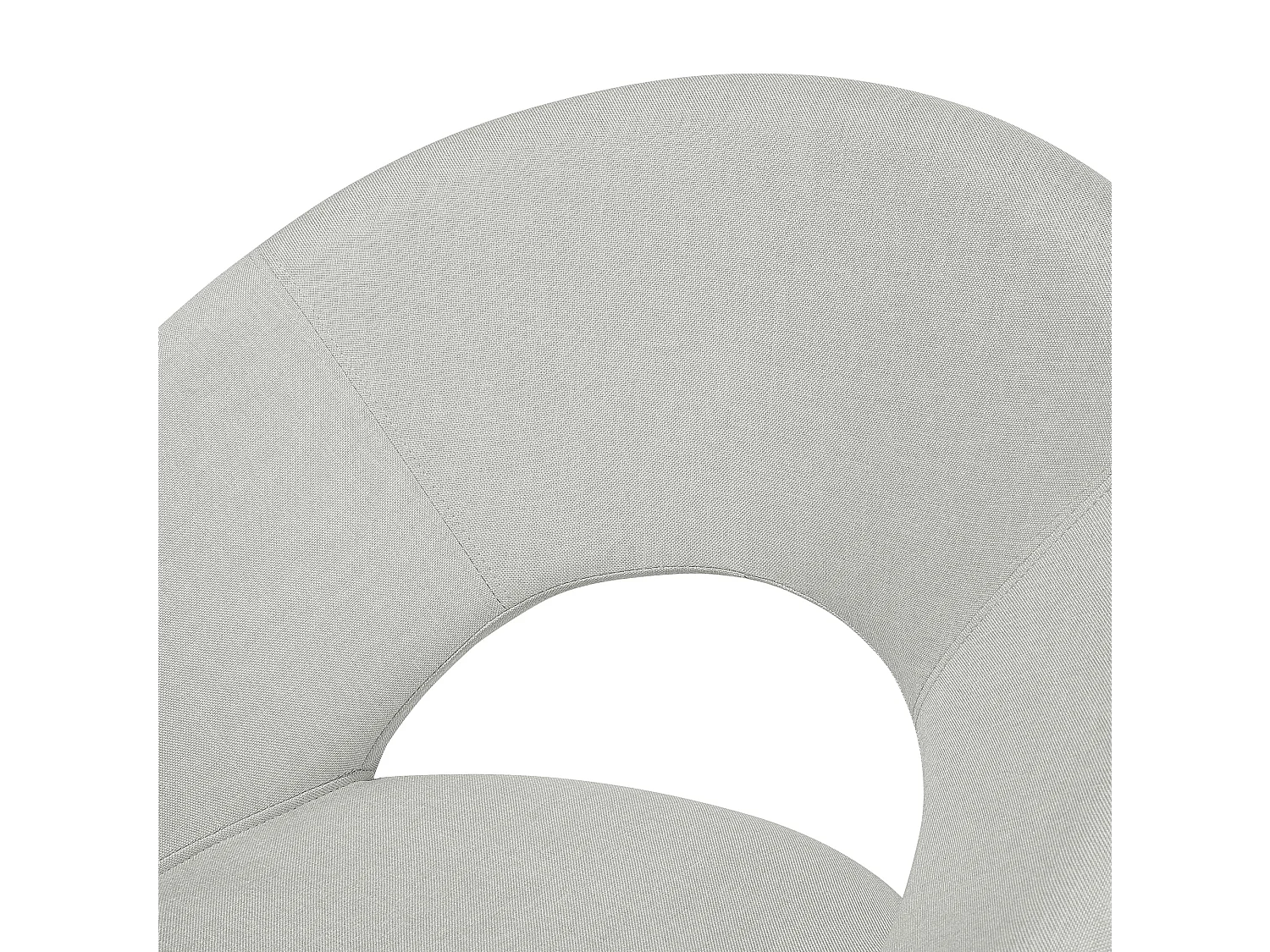 Conjunto de 2 sillas de comedor ROSLYN Gris claro