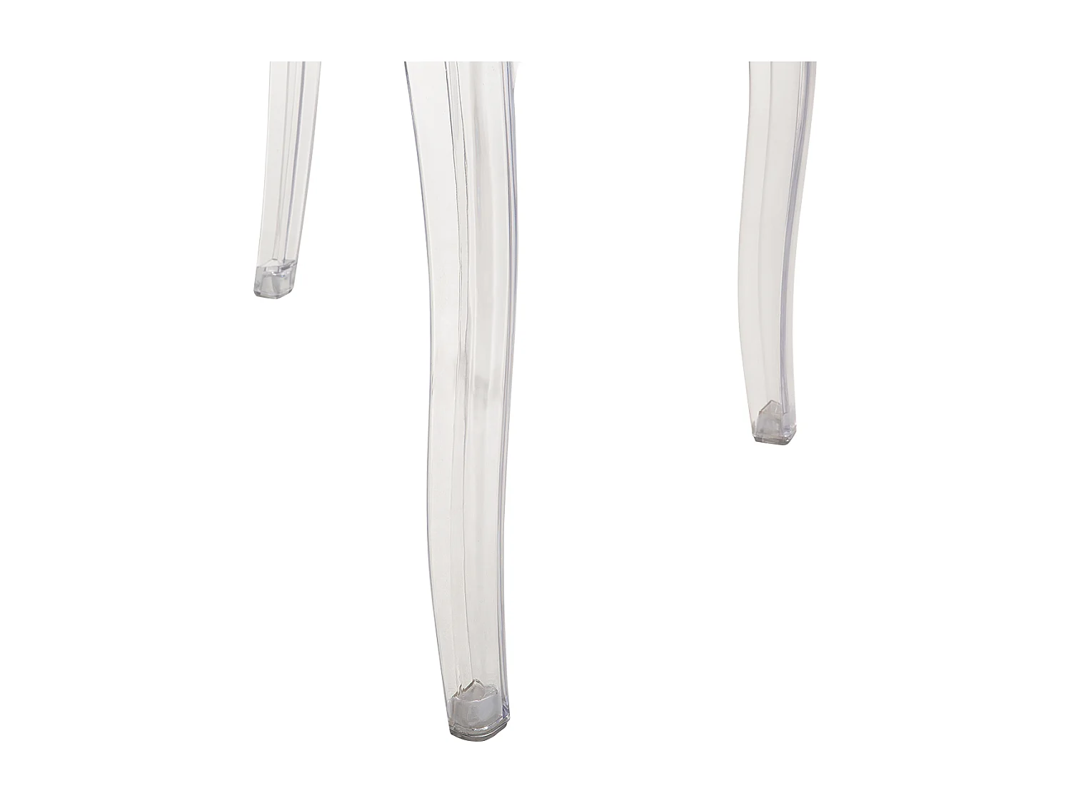 Set van 4 eetkamerstoelen MERTON Transparant