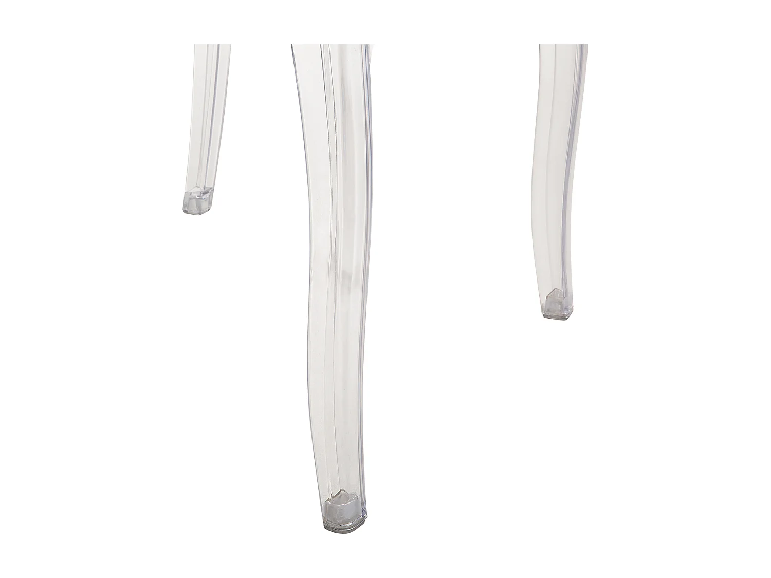 Set van 4 eetkamerstoelen MERTON Transparant