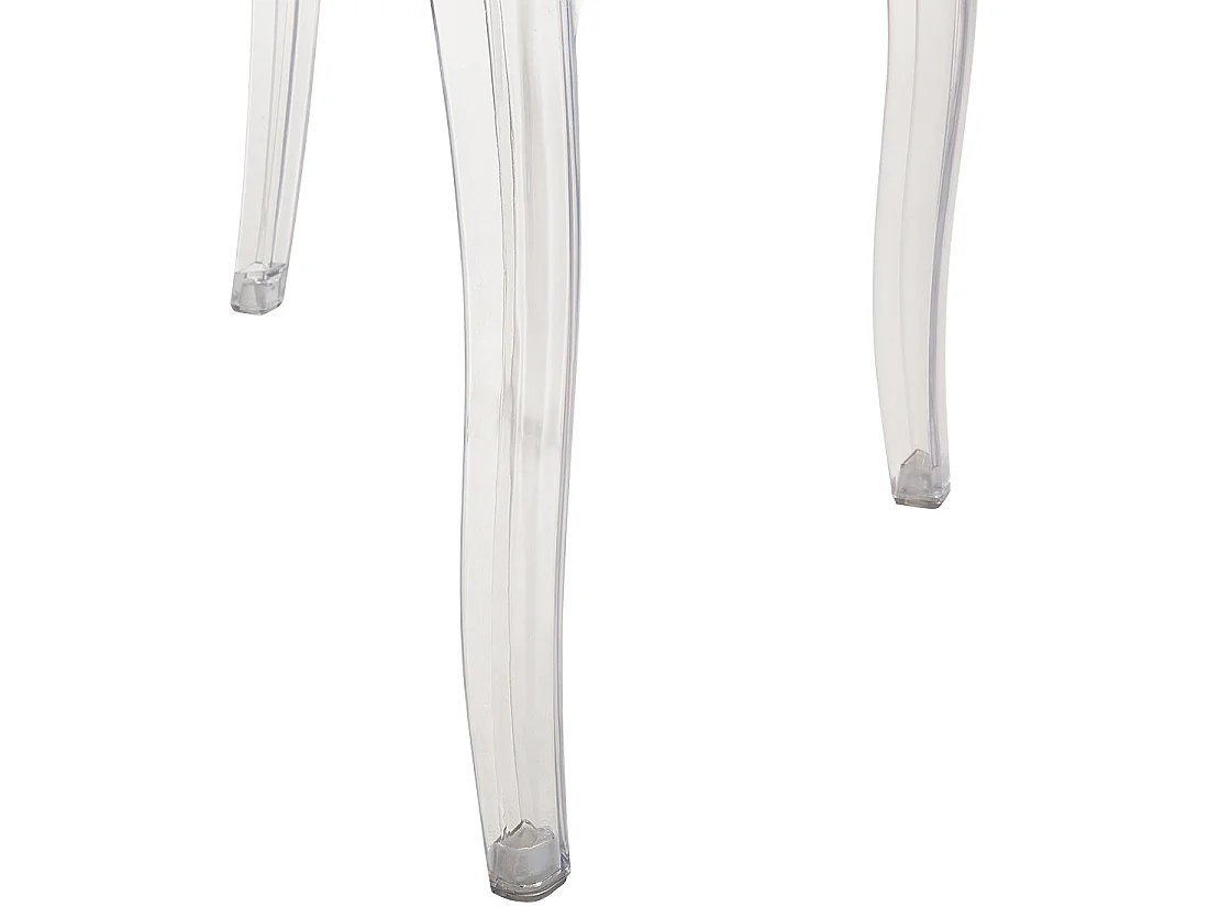 Set van 4 eetkamerstoelen MERTON Transparant