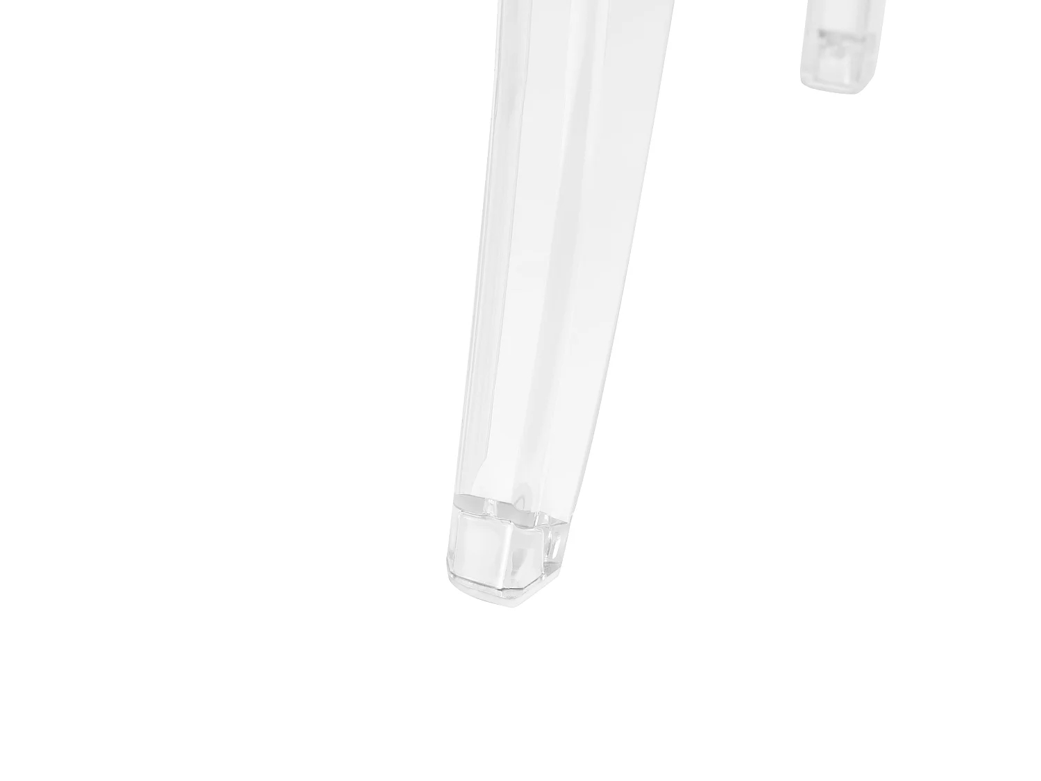 Lot de 4 chaises de salle à manger MERTON Transparent