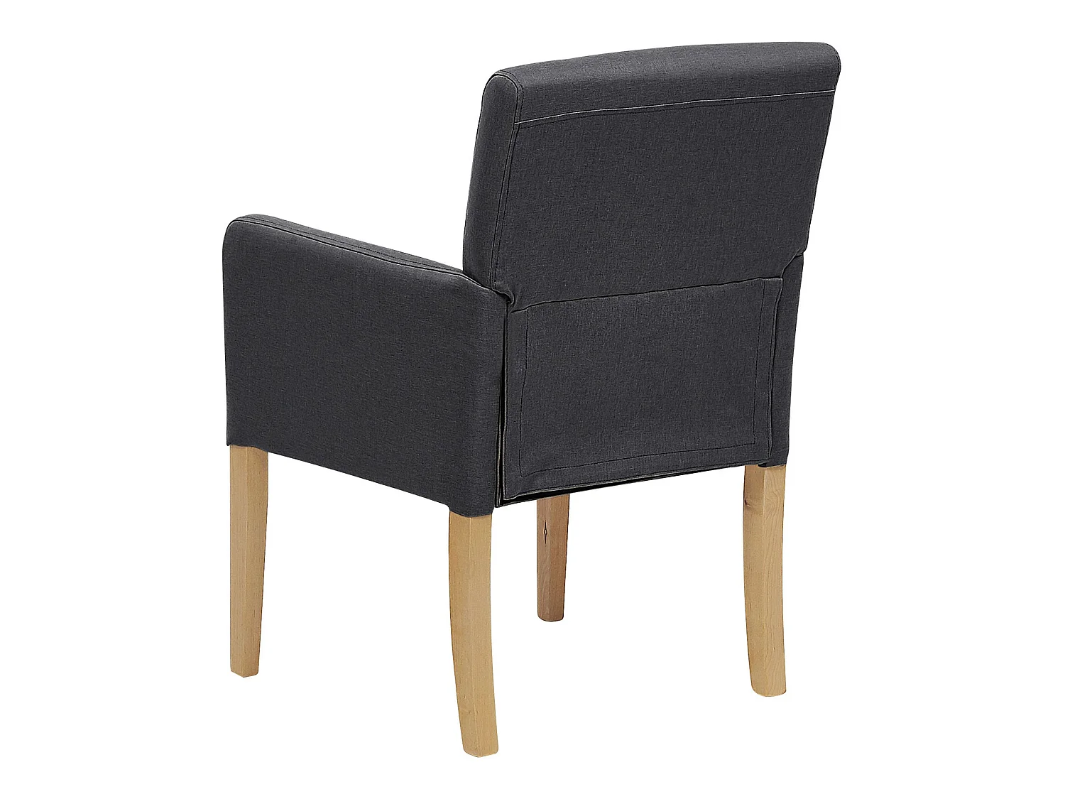 Trendy Polsterstuhl in edlem Dunkelgrau 58x60x89 cm perfekt für jedes Wohnzimmer